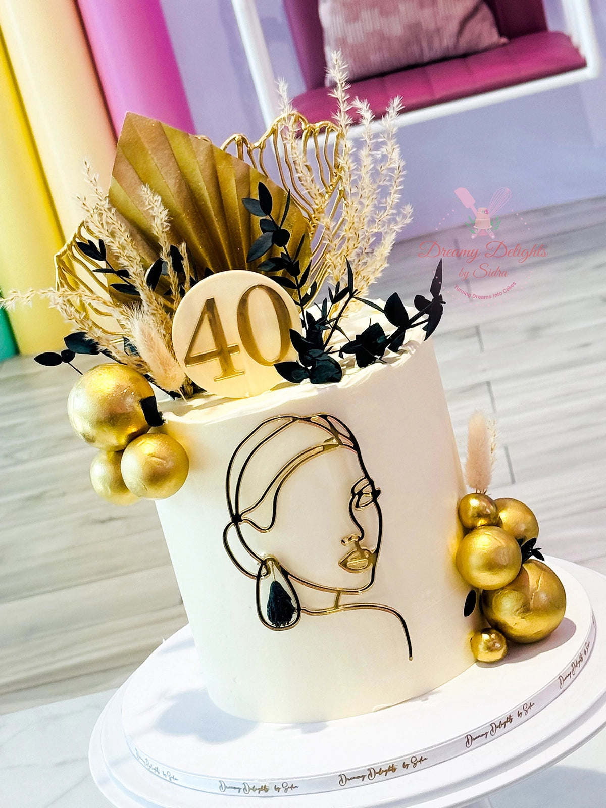 Face Outline Cake 3