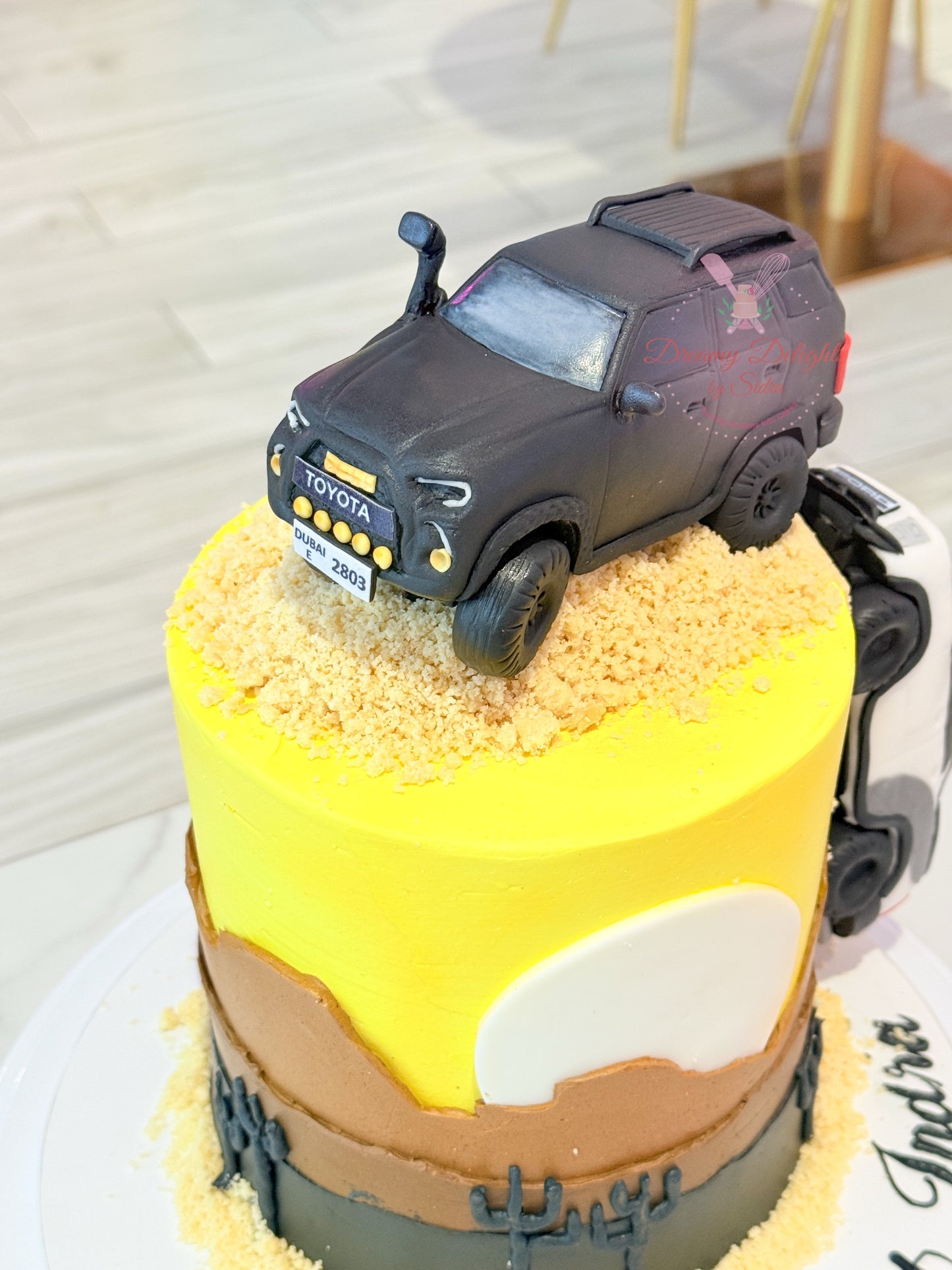 Desert Dune Bashing Cake
