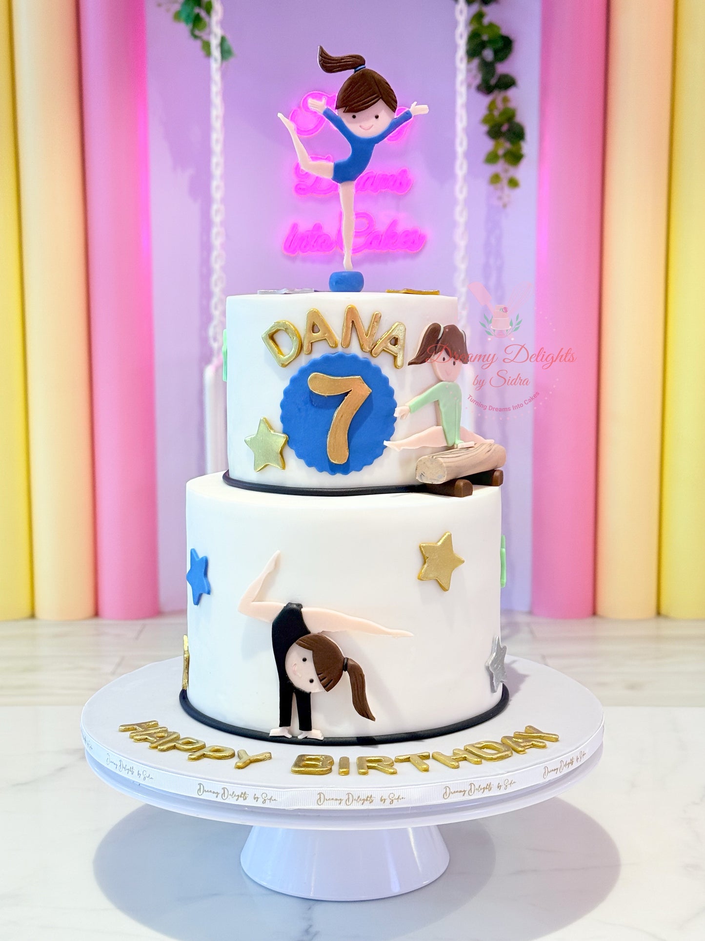 Gymnastics Cake