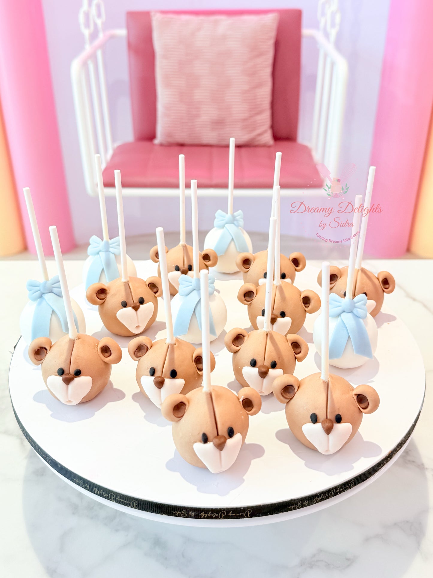 Sweet Teddy Bear Cakepops