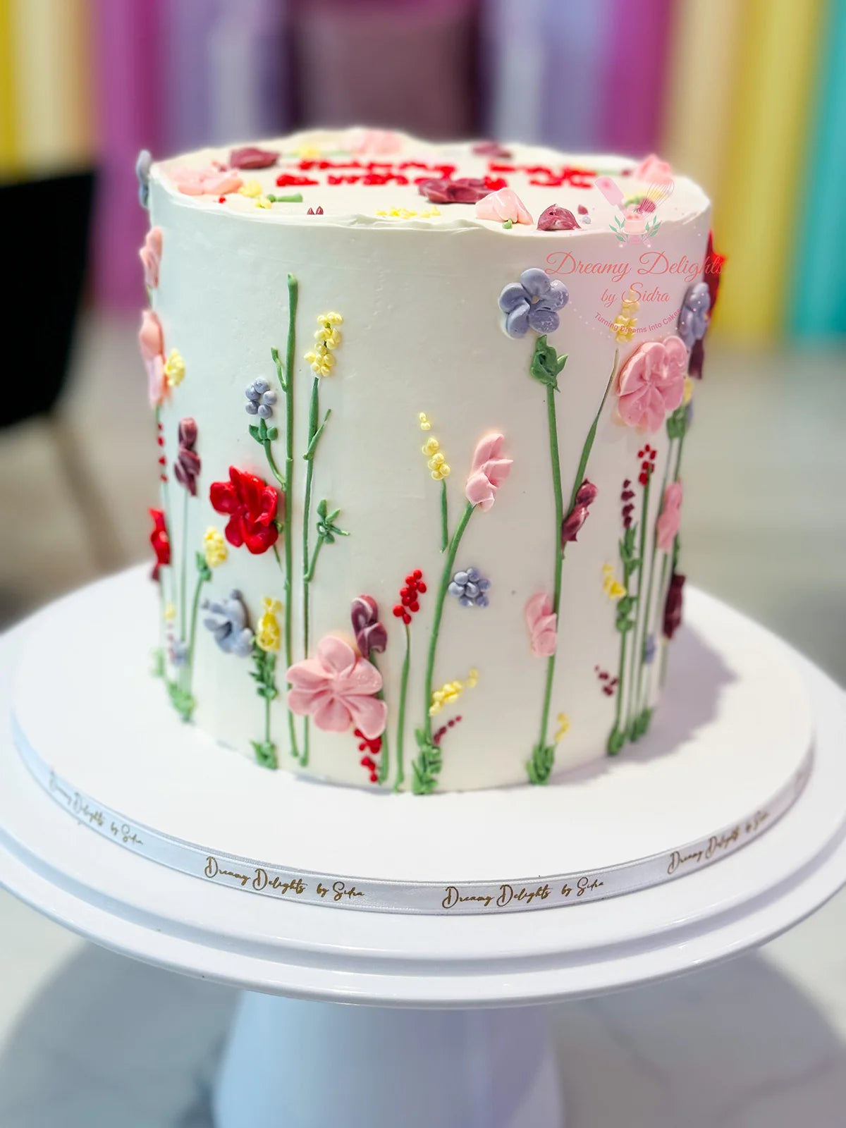 Buttercream Floral Cake
