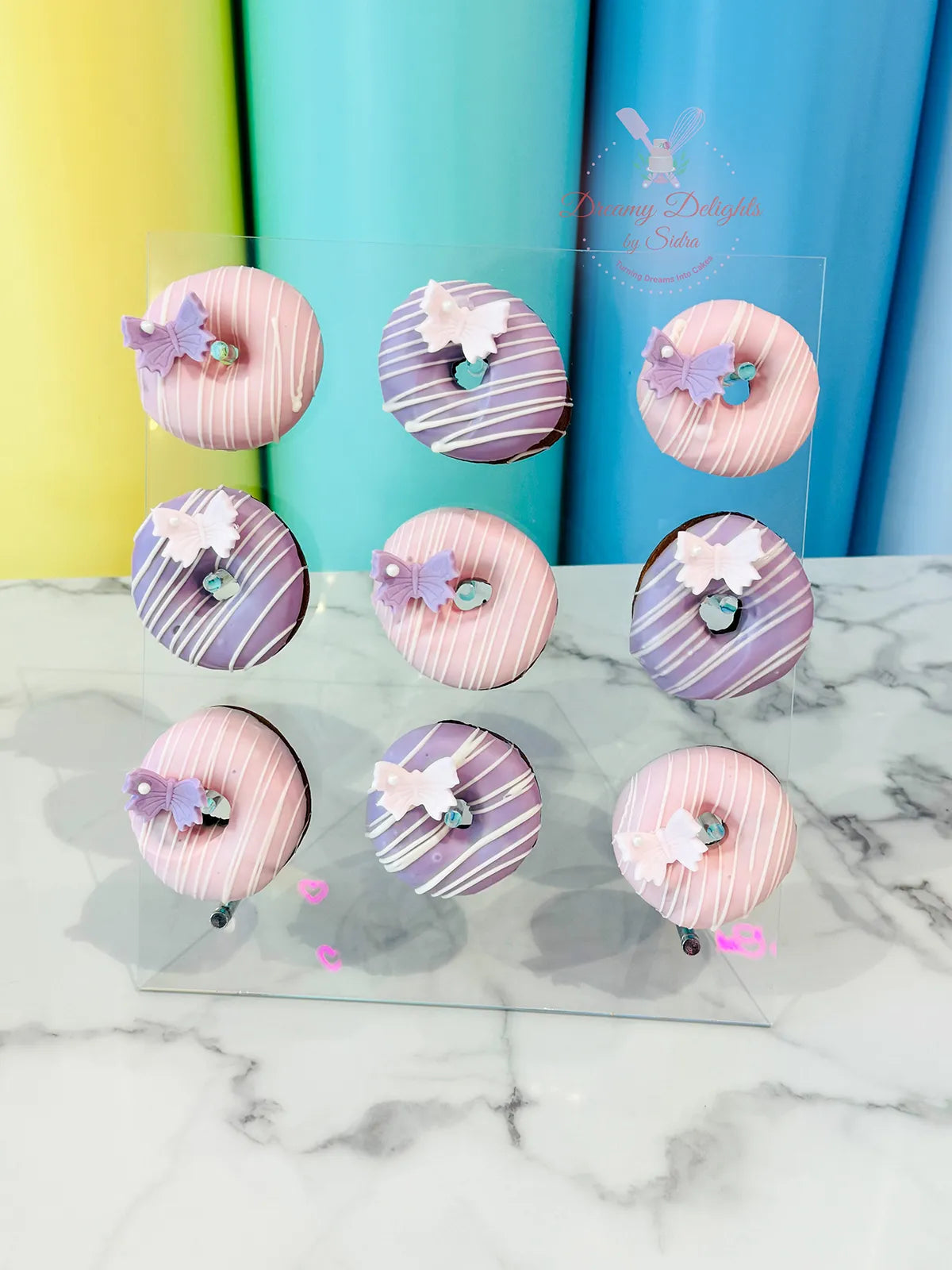Butterfly donuts