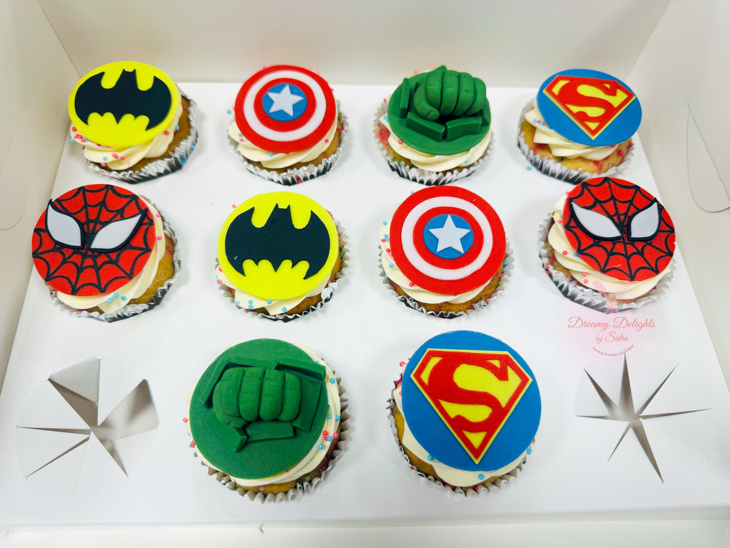 Superhero Cupcakes