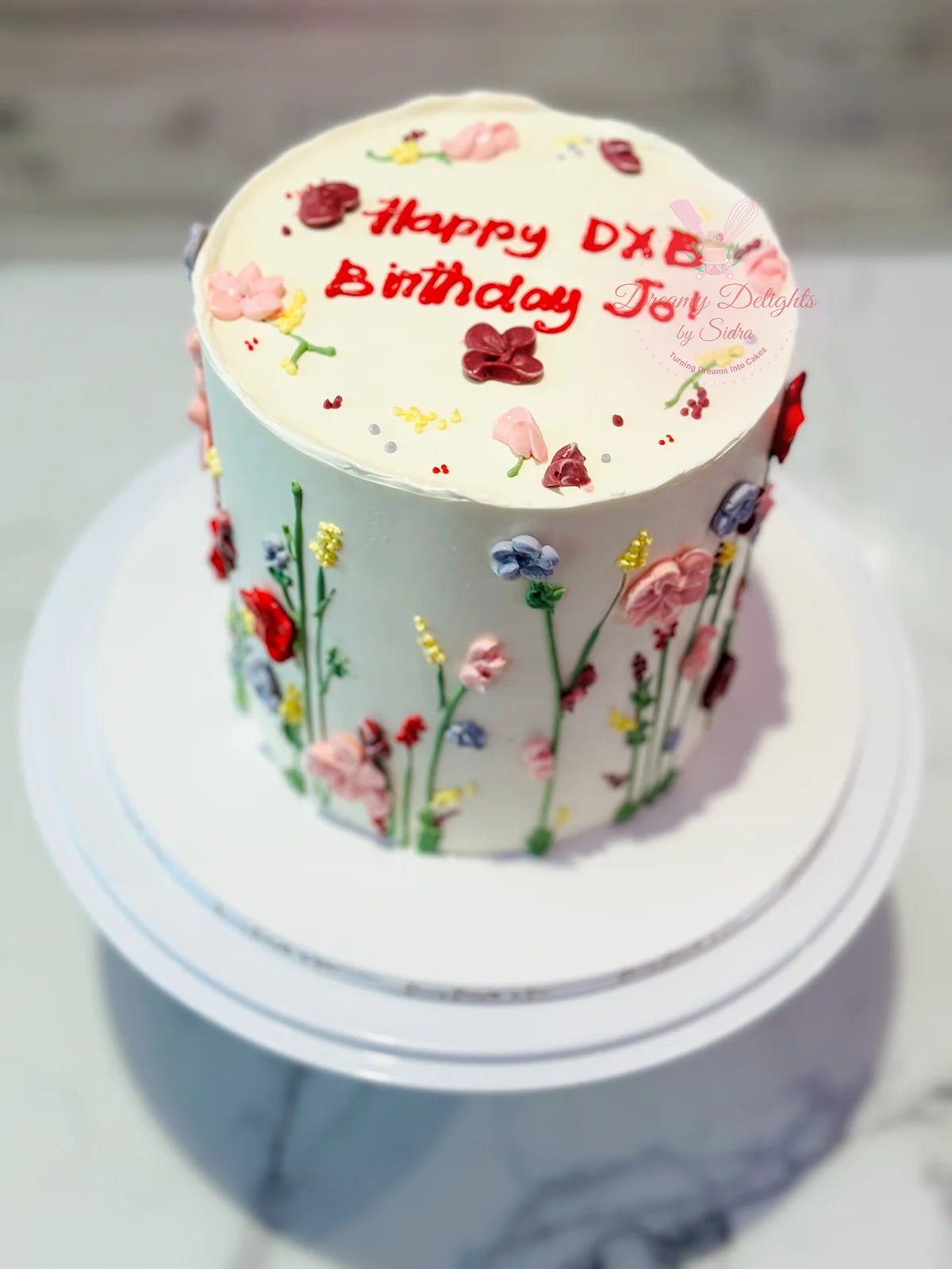 Buttercream Floral Cake