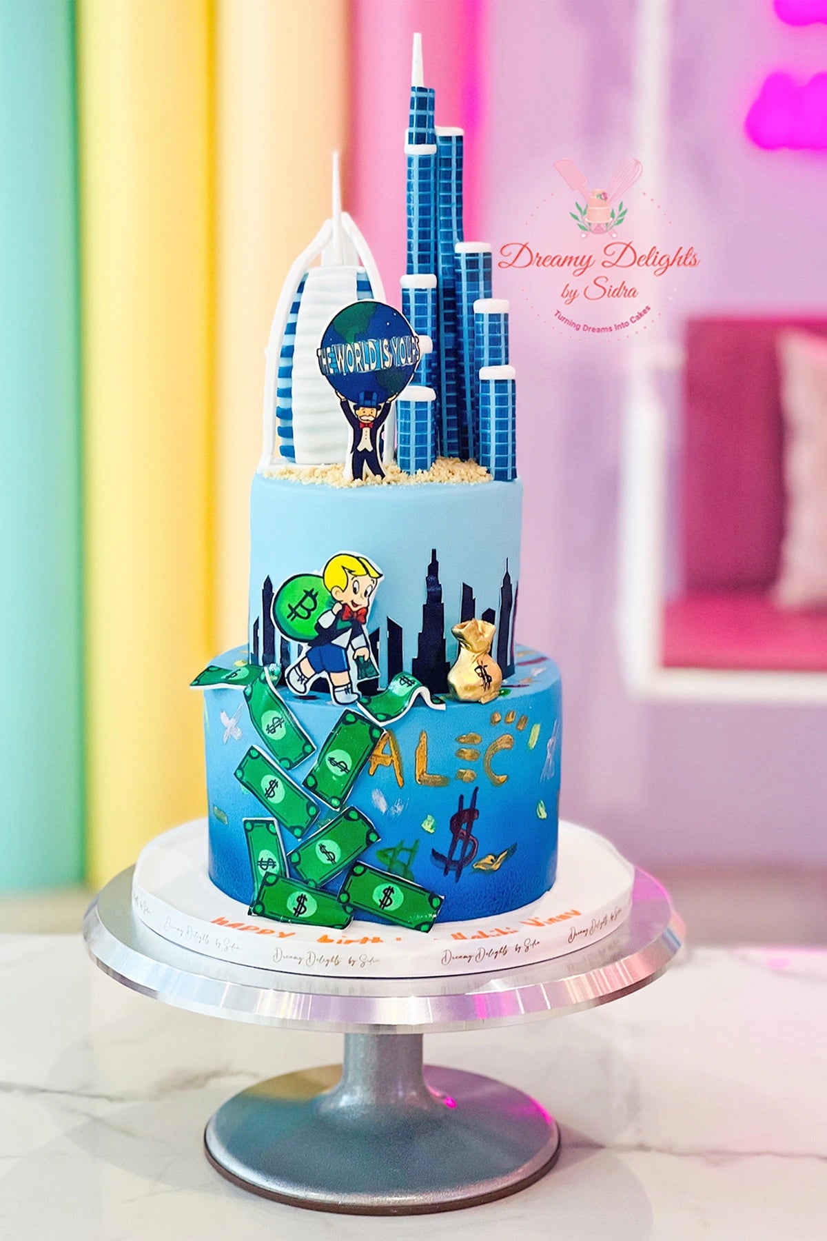 Dubai Money Cake