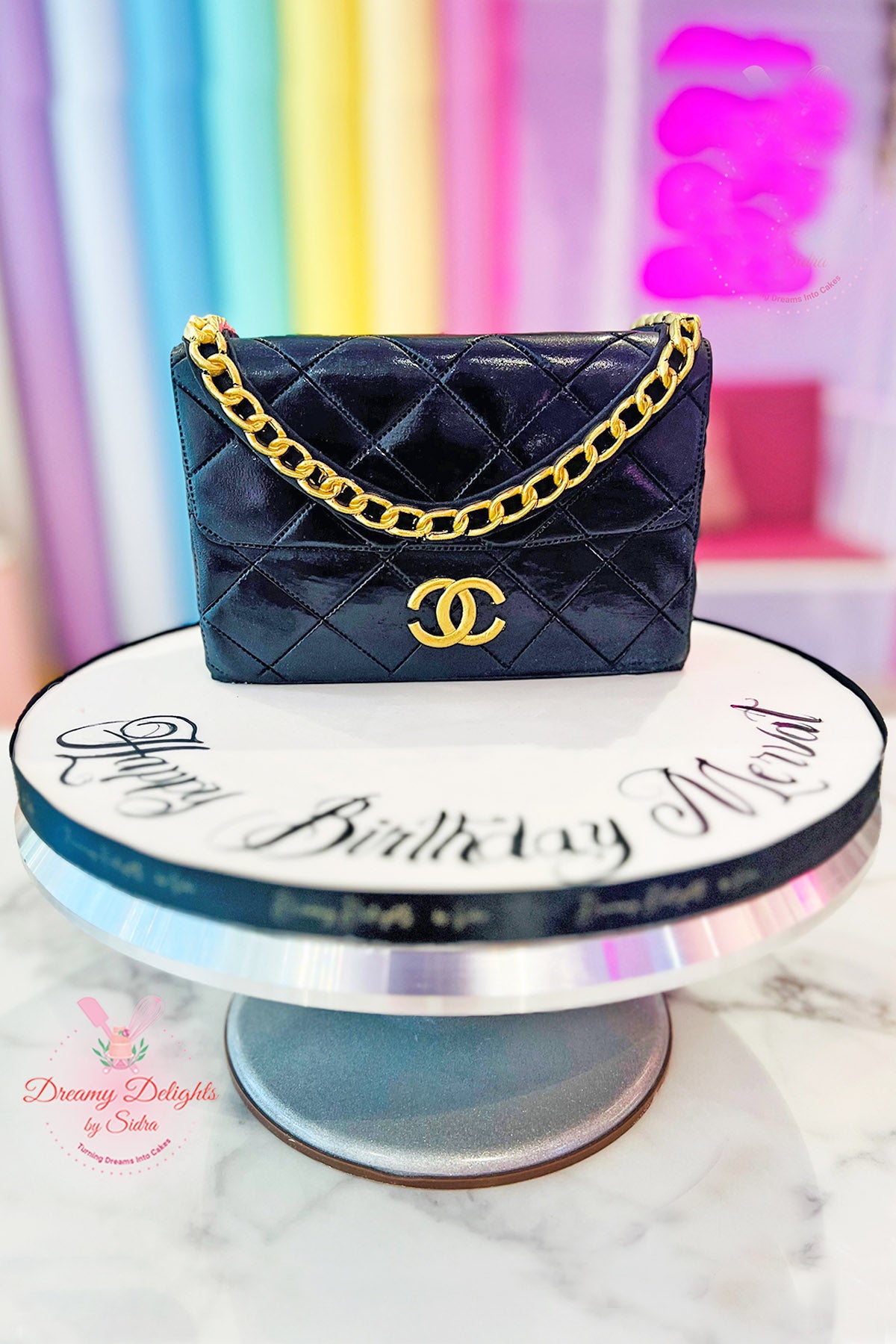 Fashionable Chanel Bag Cake for Luxe Events
