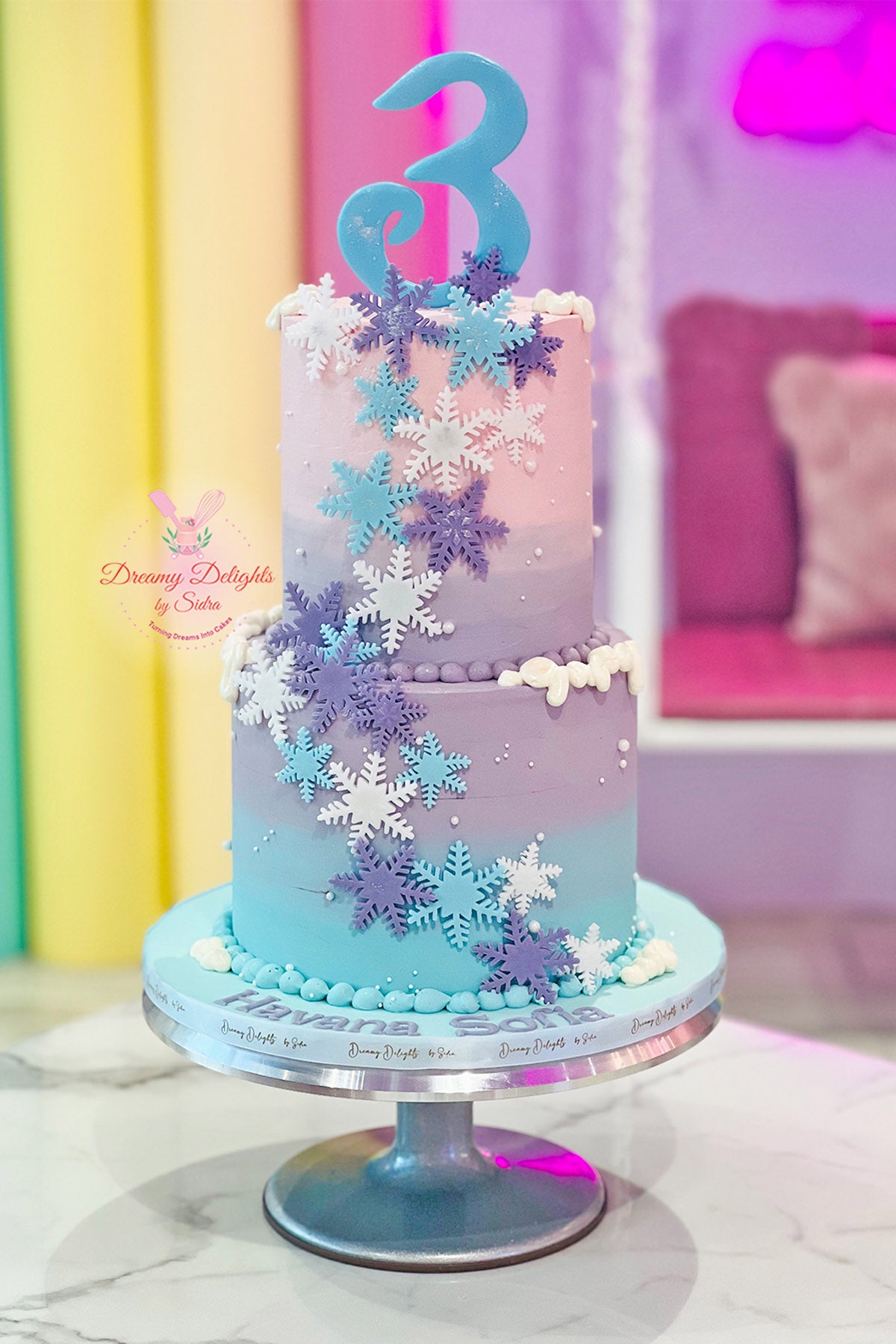 Frozen Theme Cake