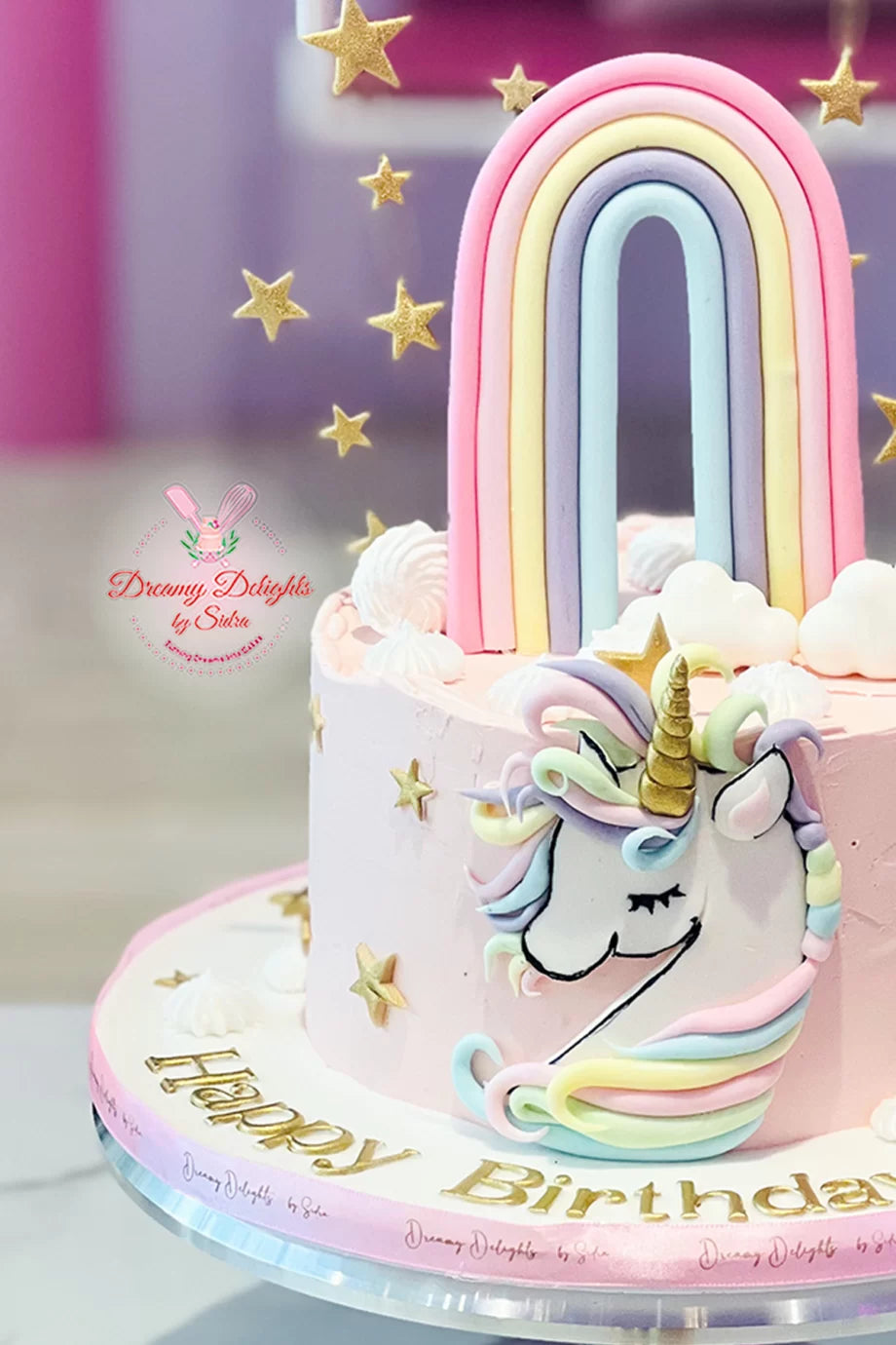 Unicorn Rainbow Cake