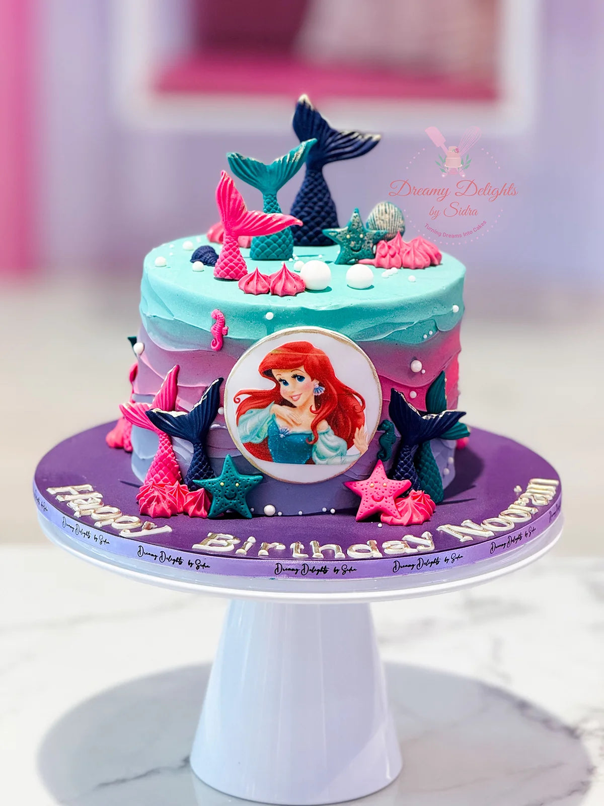 Ariel Mermaid Cake