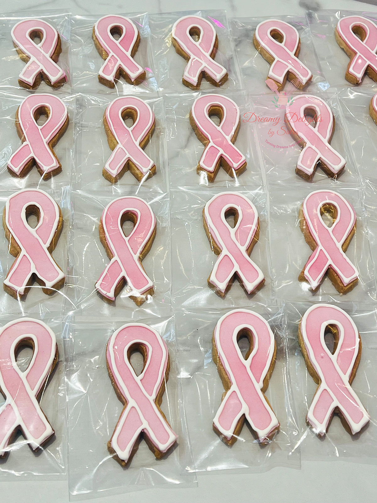 Breast Cancer Awareness Cookies