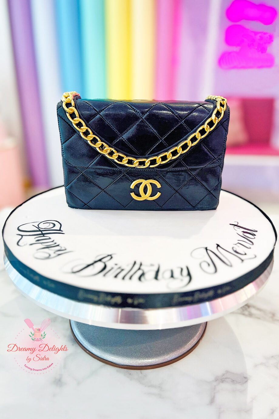 Fashionable Chanel Bag Cake for Luxe Events