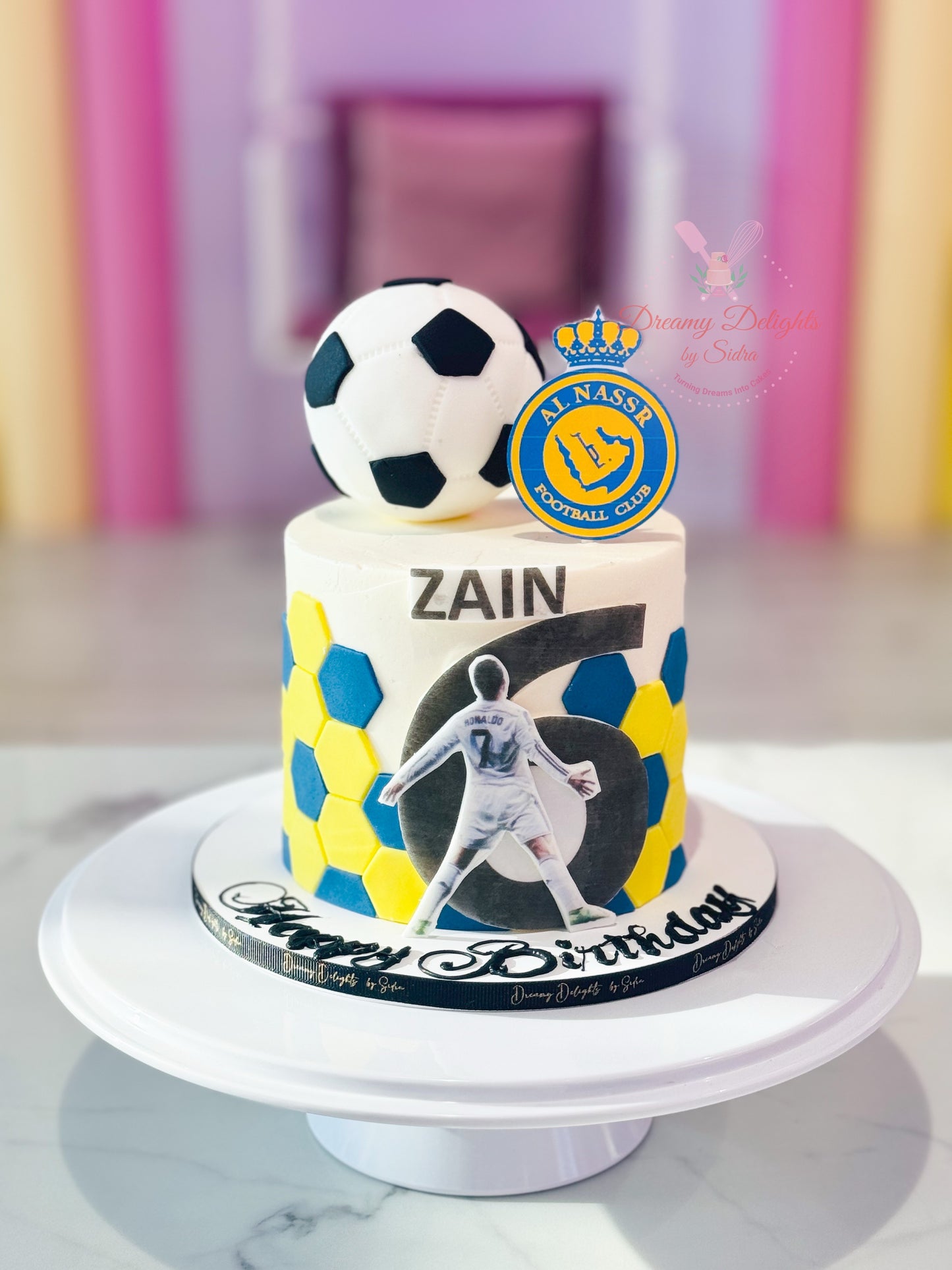 Styro Dummy Football Cake