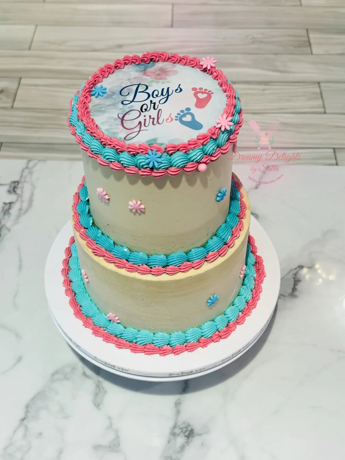 Burnaway Boy Or Girl Cake