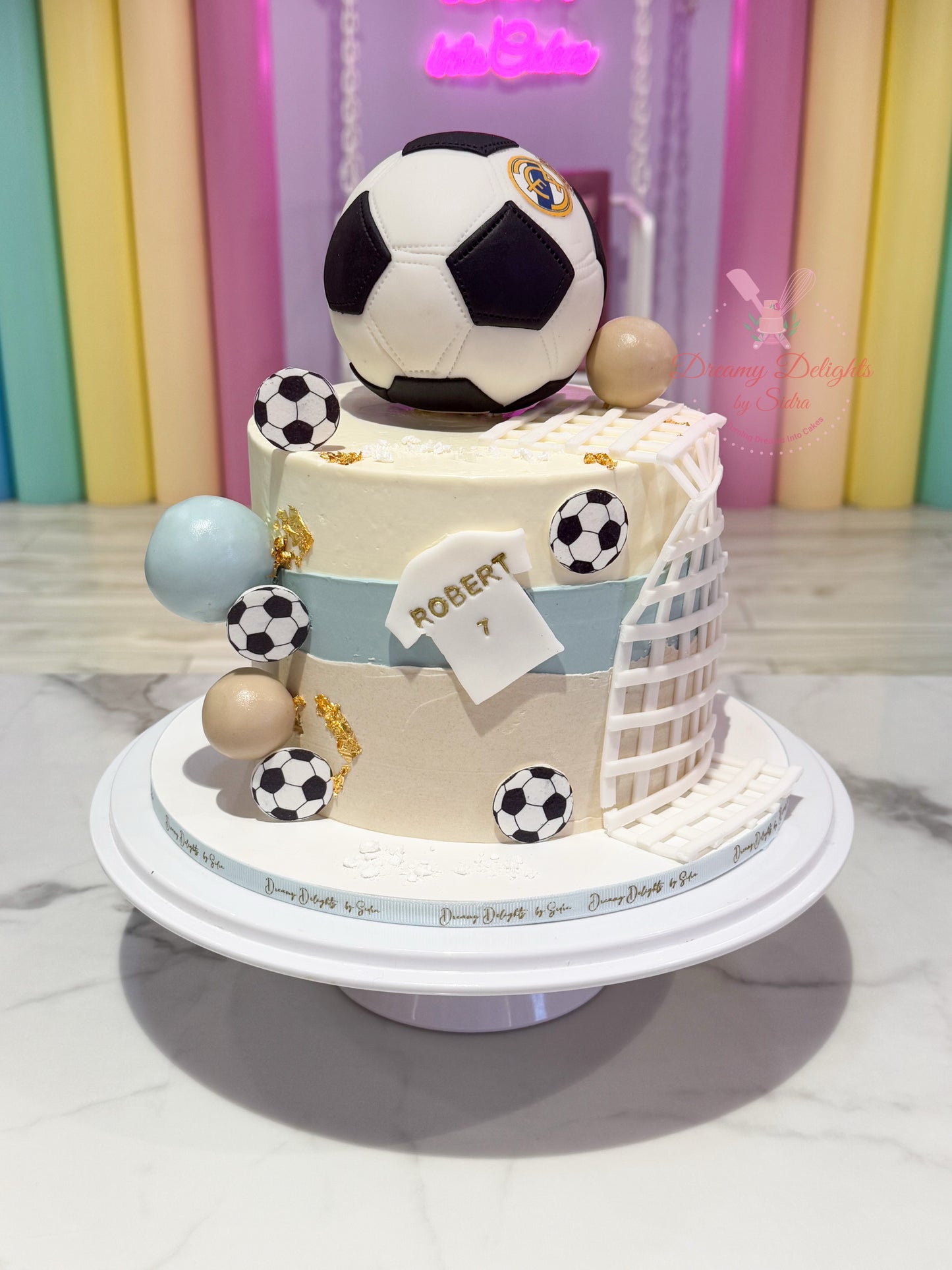 Football Birthday Cake