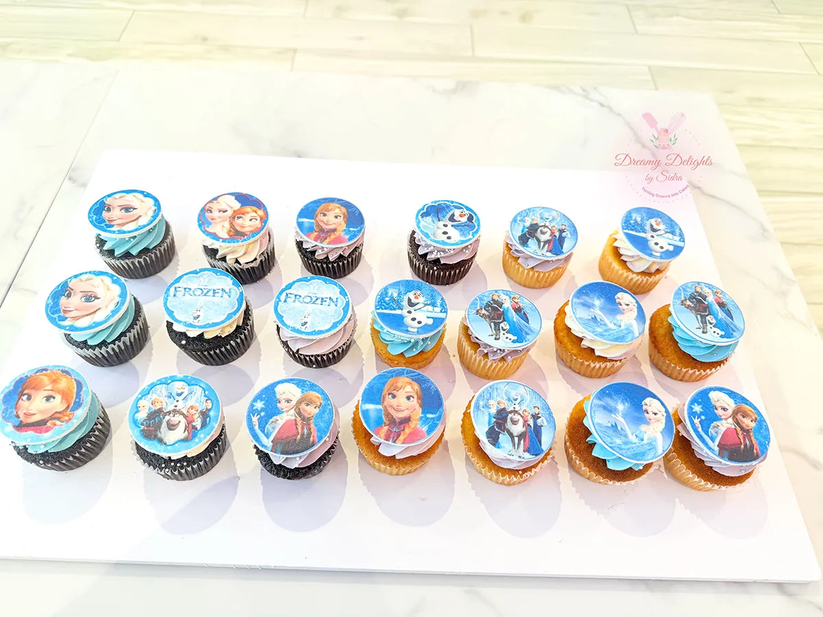 Elsa Cupcakes