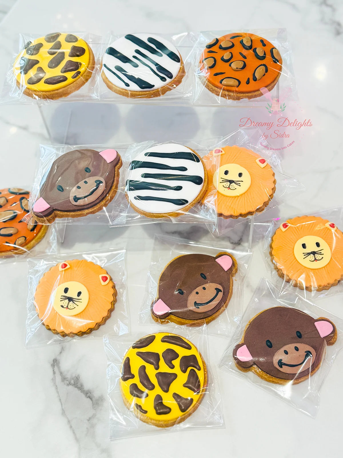 Fun Jungle Cookies for Themed Parties