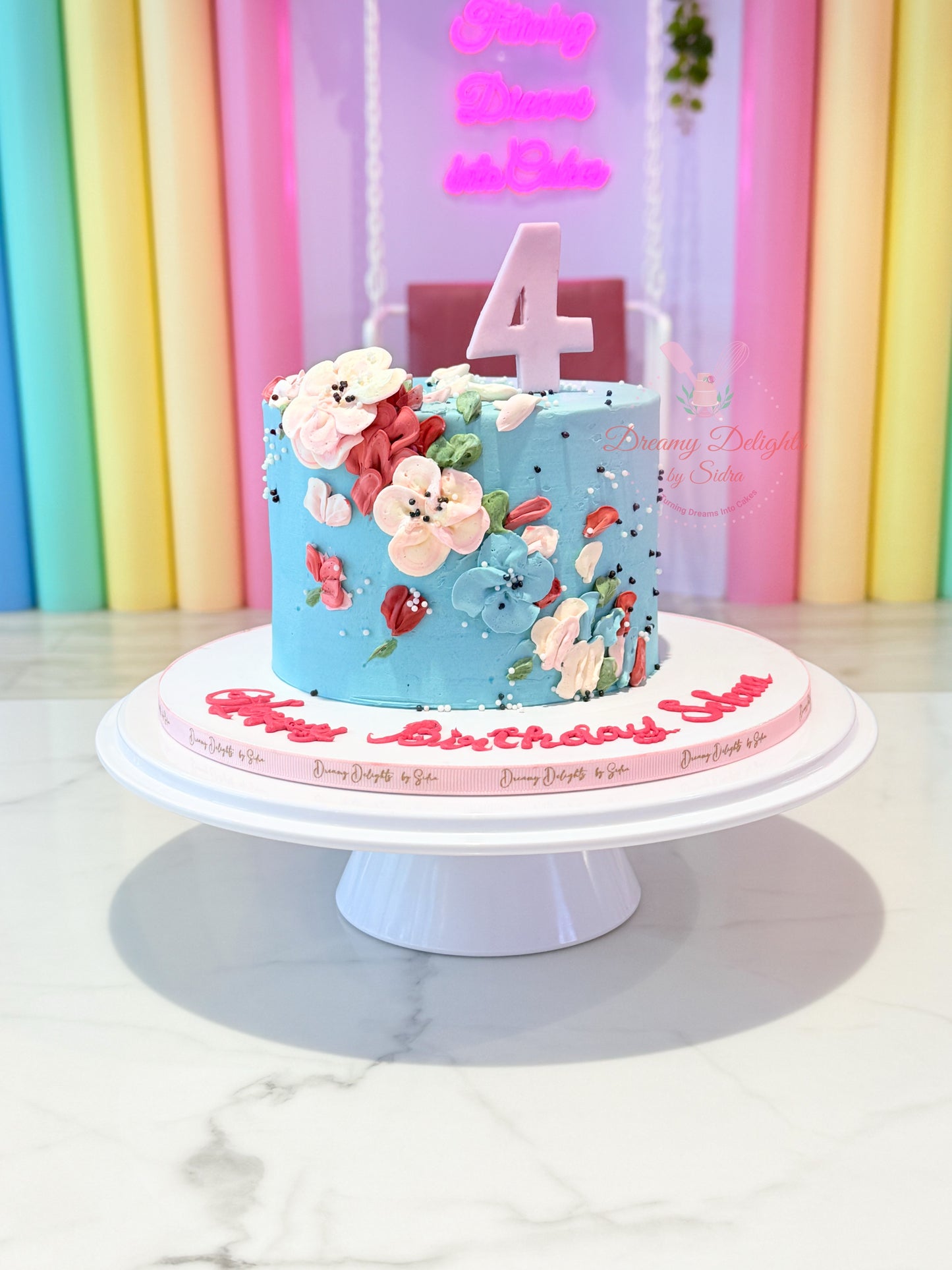 Buttercream Floral Cake