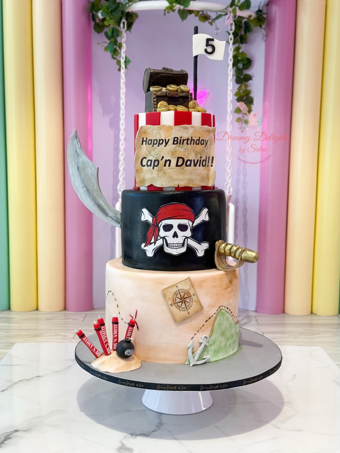 Pirate Birthday Cake