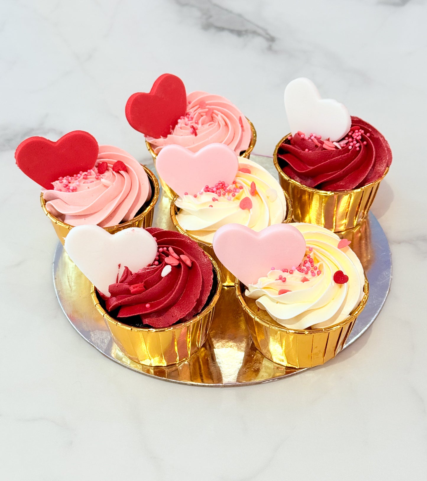 Heart Cupcakes