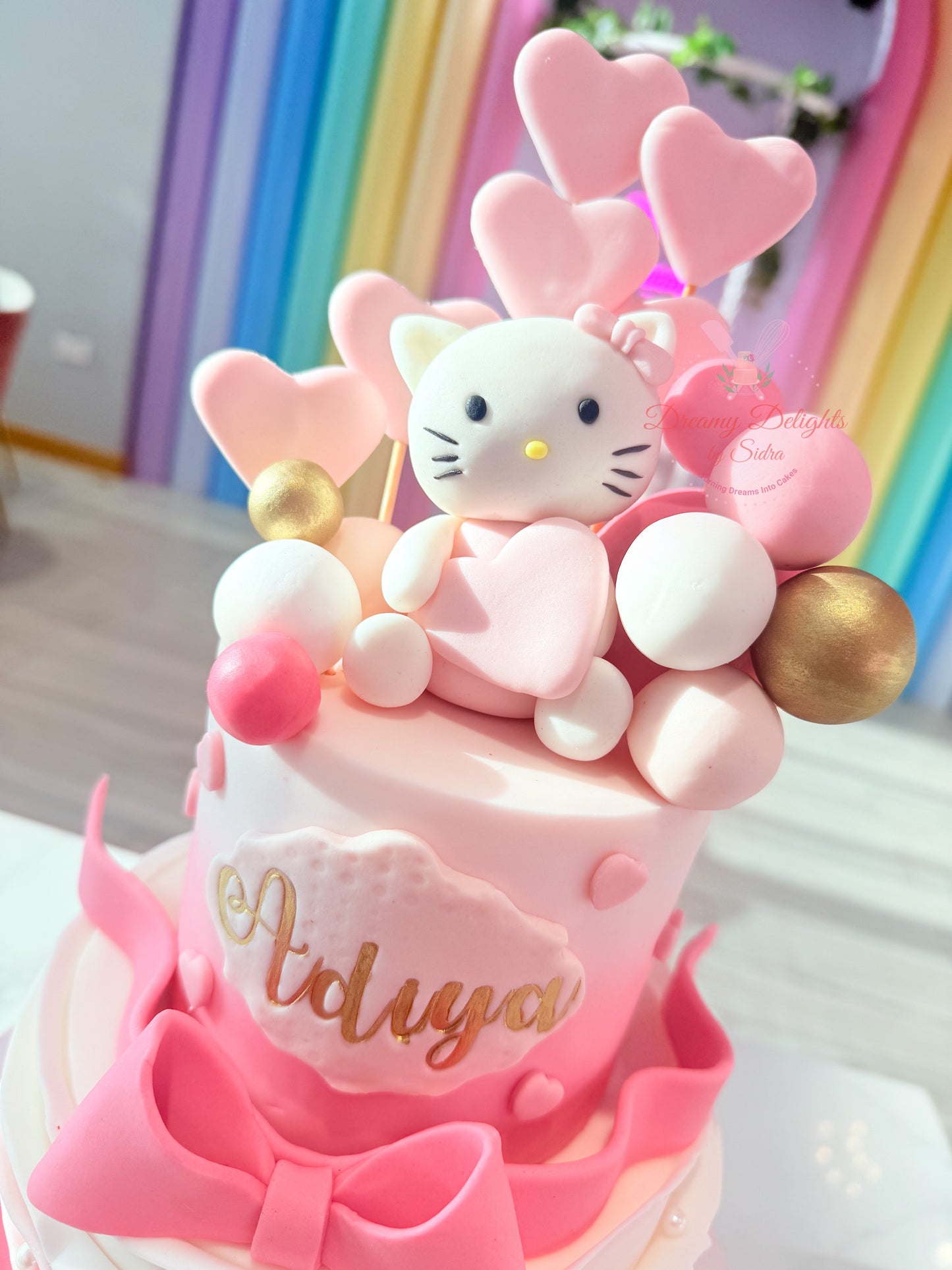 Adorable Hello Kitty Cake