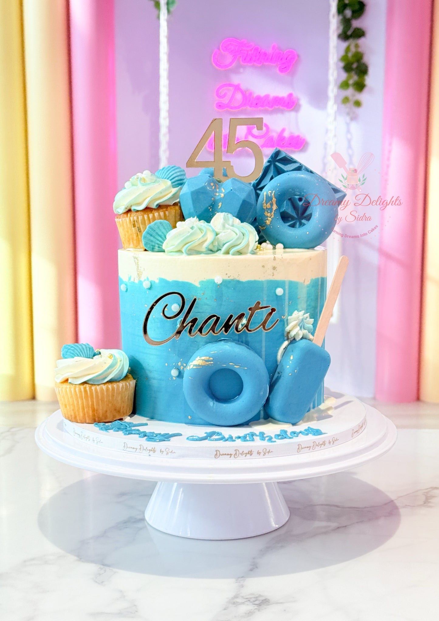 Tiffany Blue Candyland Cake