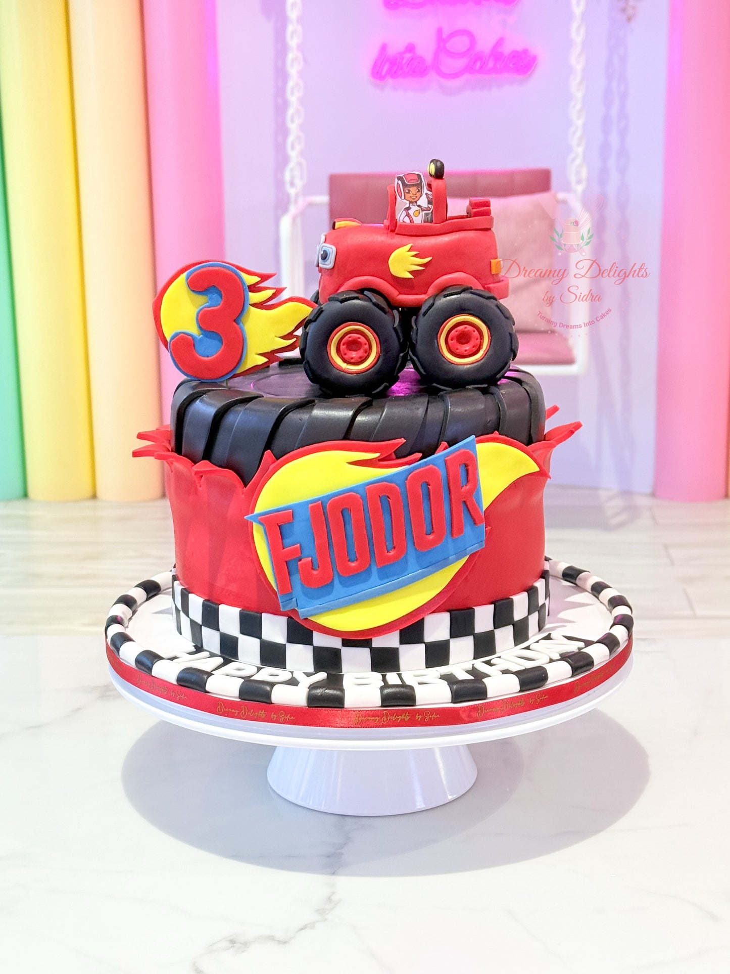 Blaze Monster Truck Cake