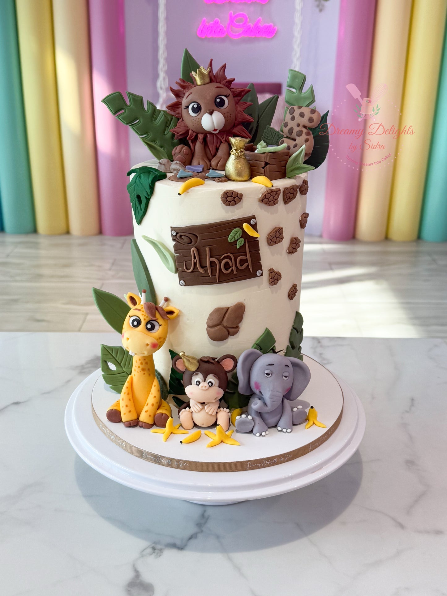 Jungle Theme Cake