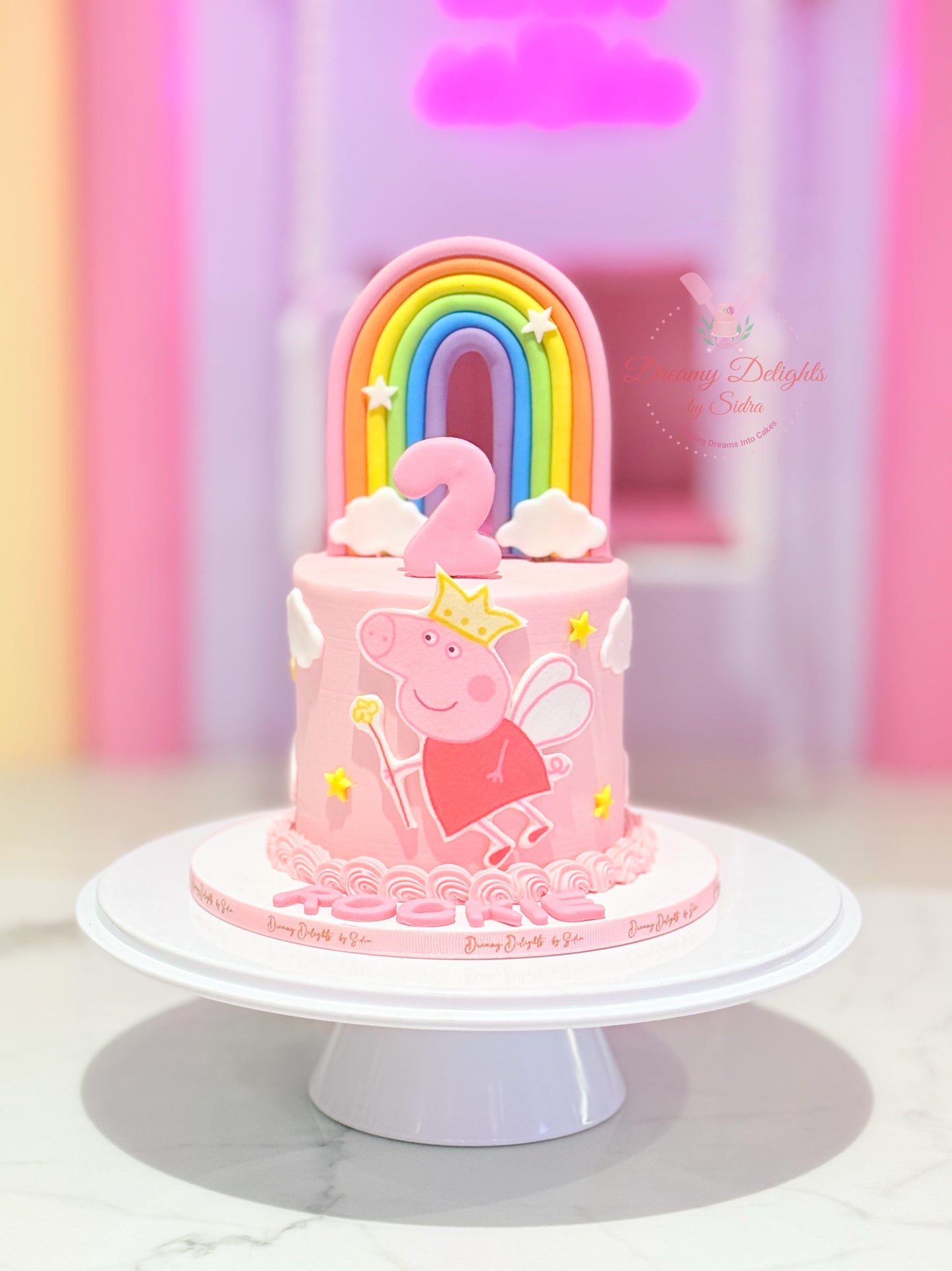 Adorable Peppa Pig Cake