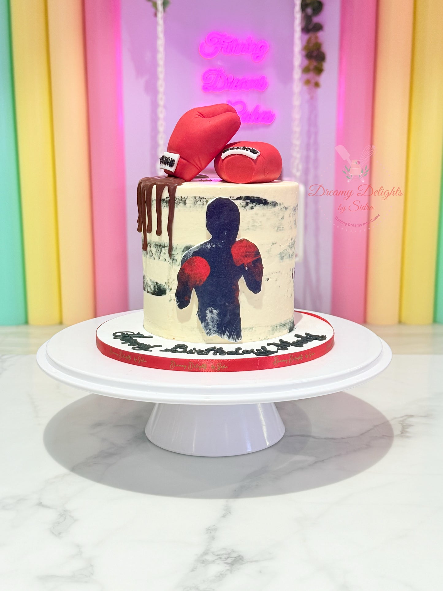 Boxing Theme Cake
