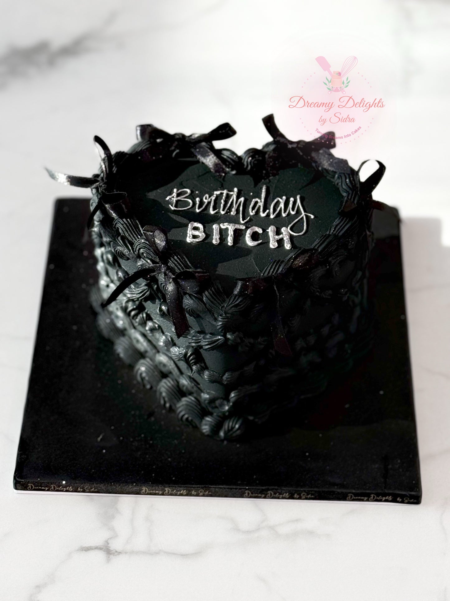 Black vintage Cake