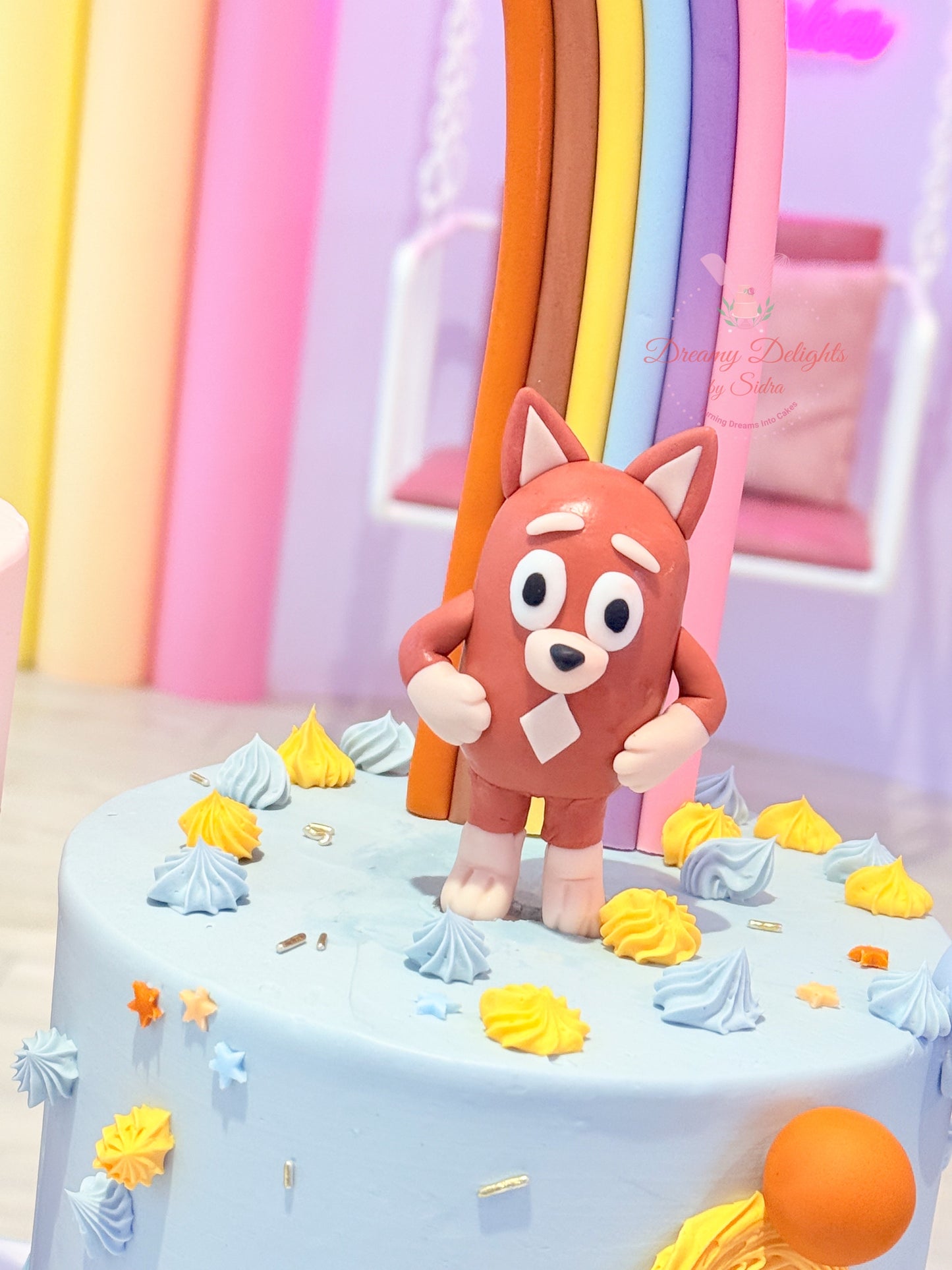 Bluey and Bingo Cake