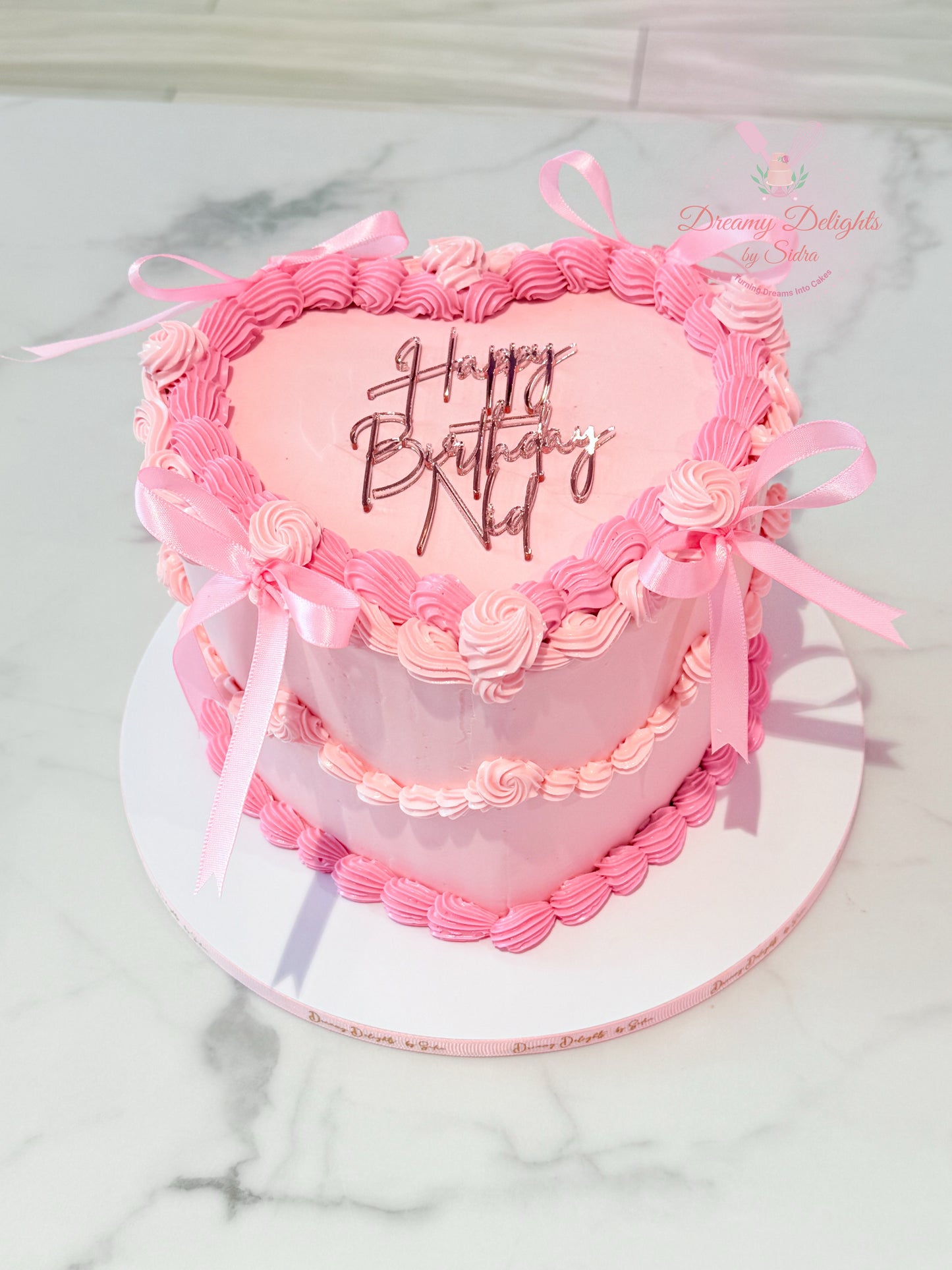 Vintage Heart Cake