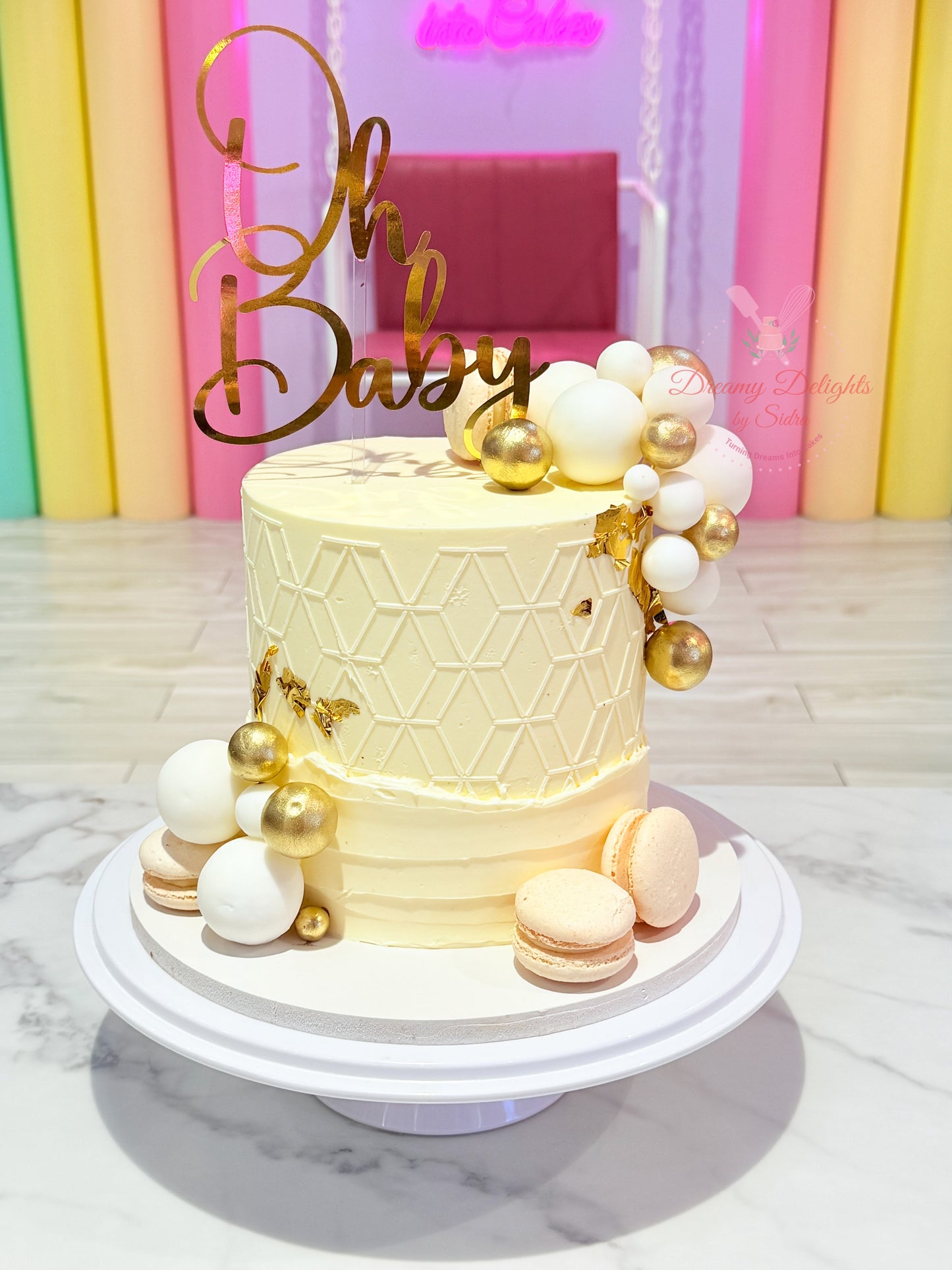 Oh Baby Macaron Cake Dubai