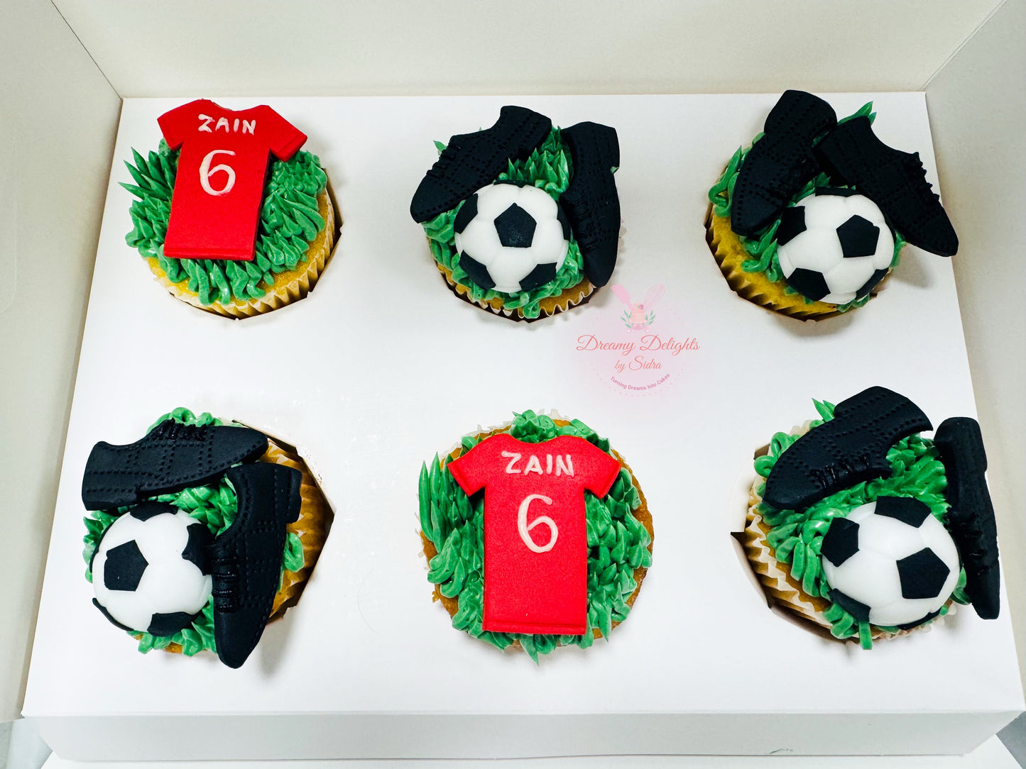 Football Cupcakes