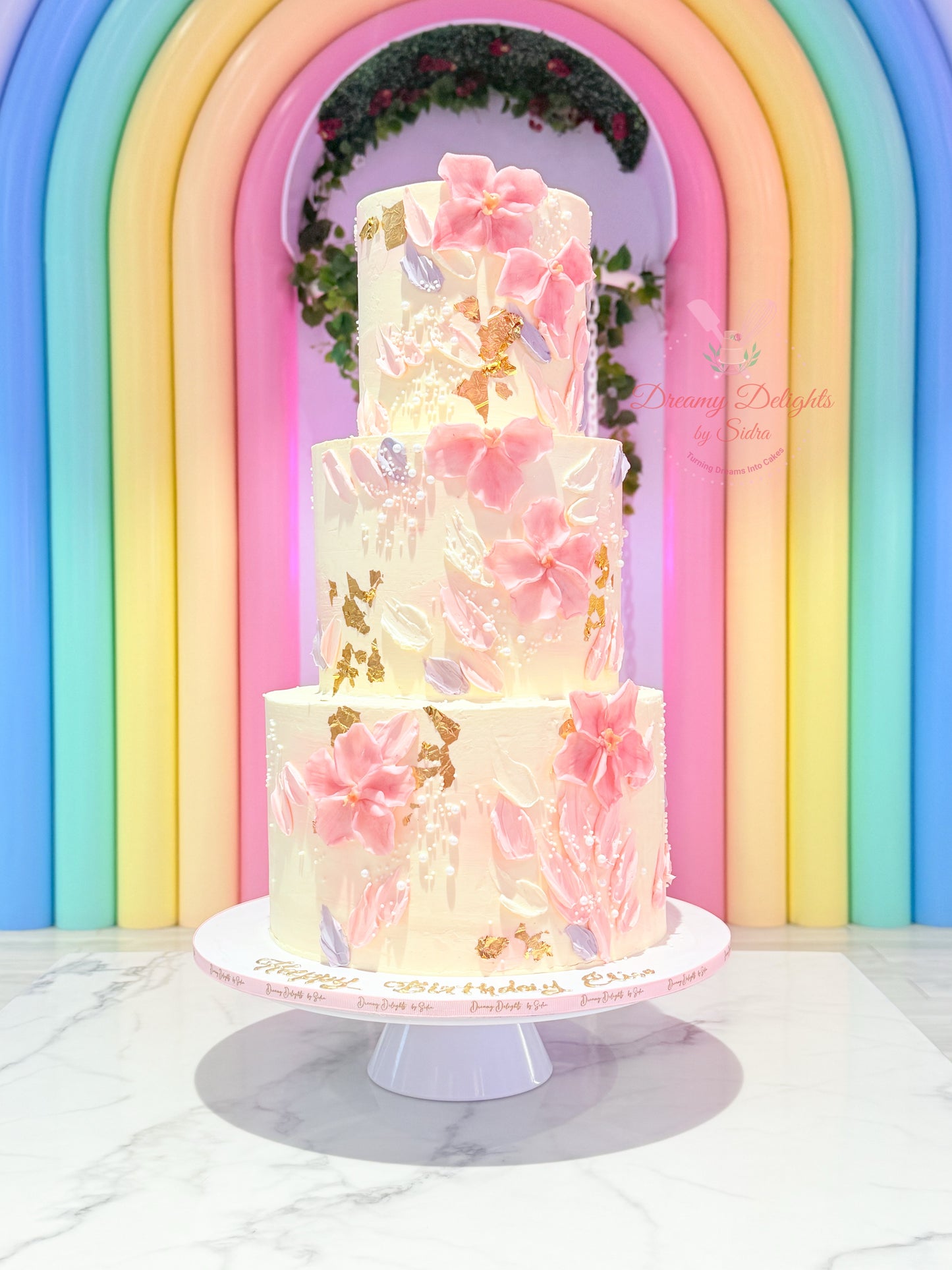 Grand Floral Buttercream Cake