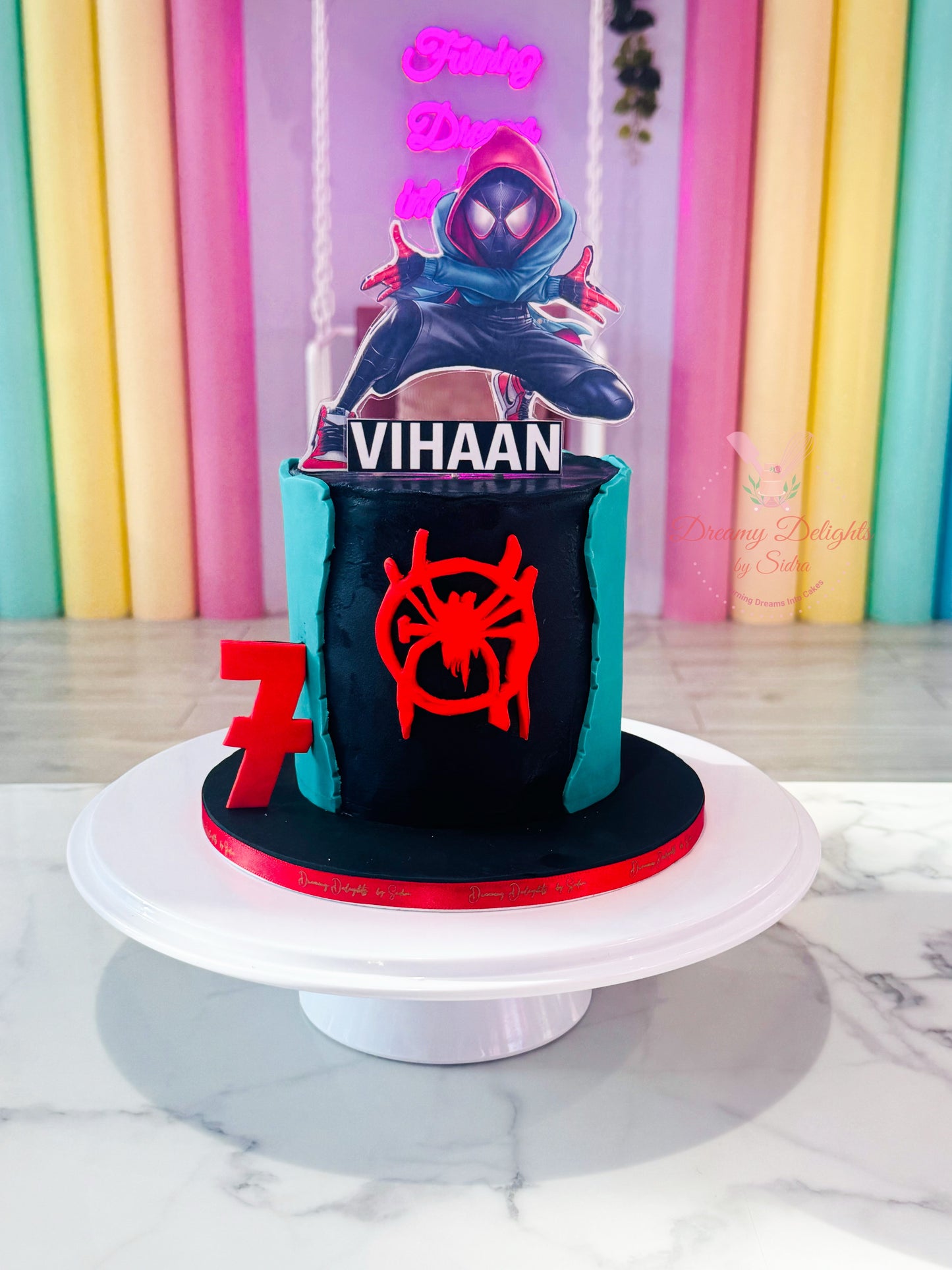 Miles Morales Cake - Spiderman and Friends