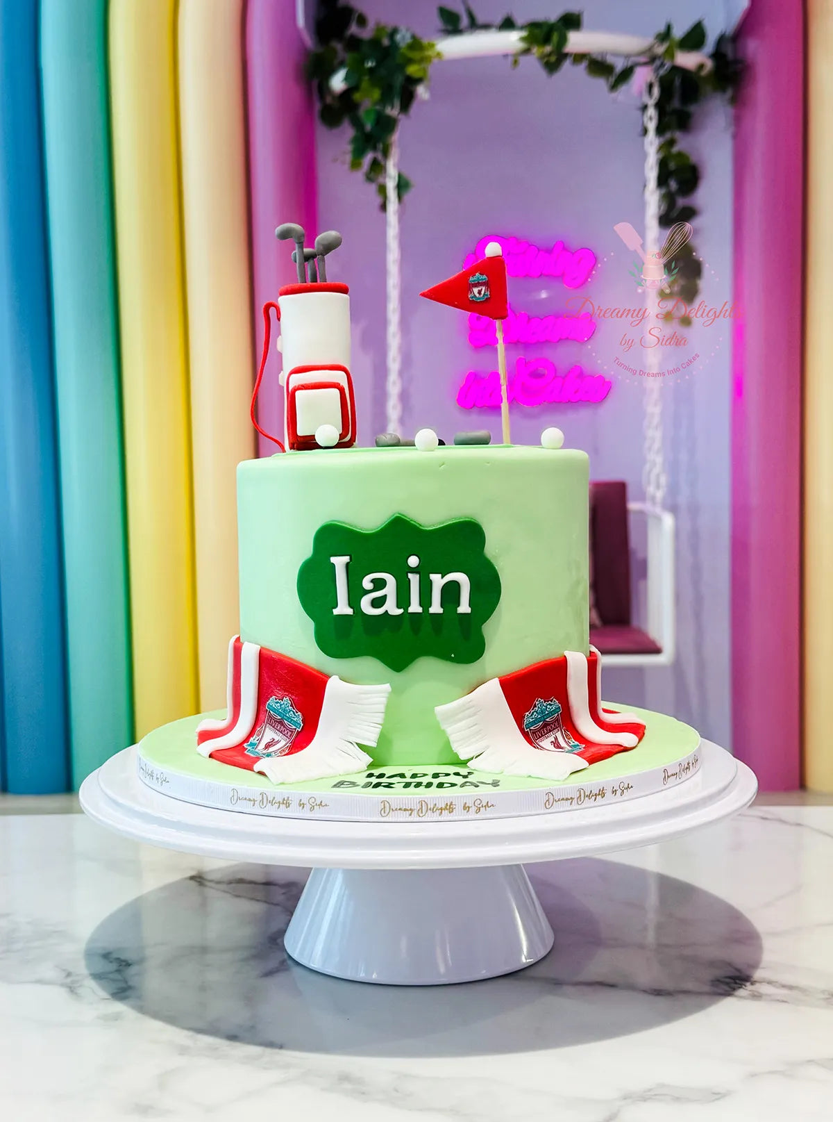 Golf & Liverpool Cake