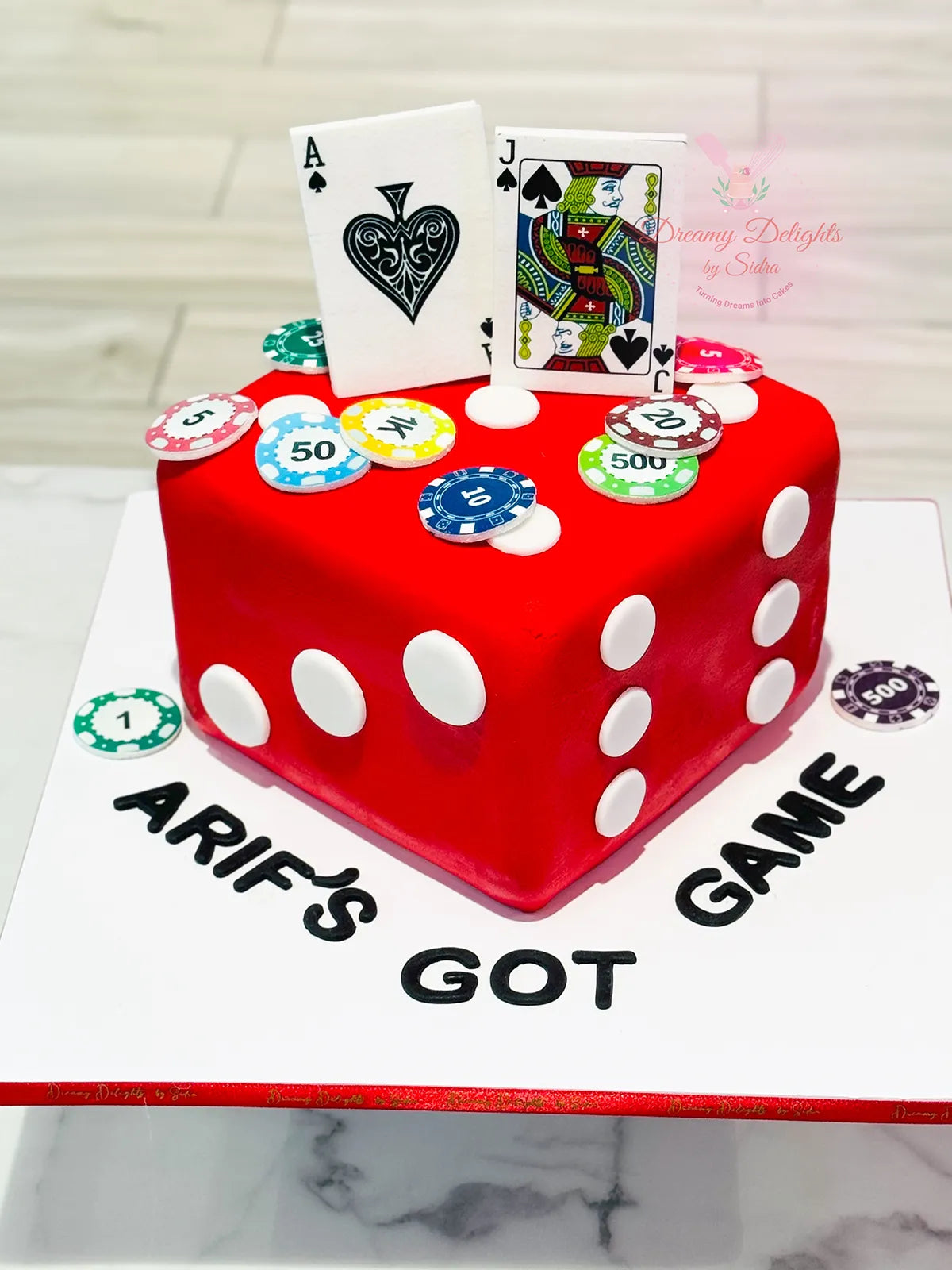 Dice Cards Cake