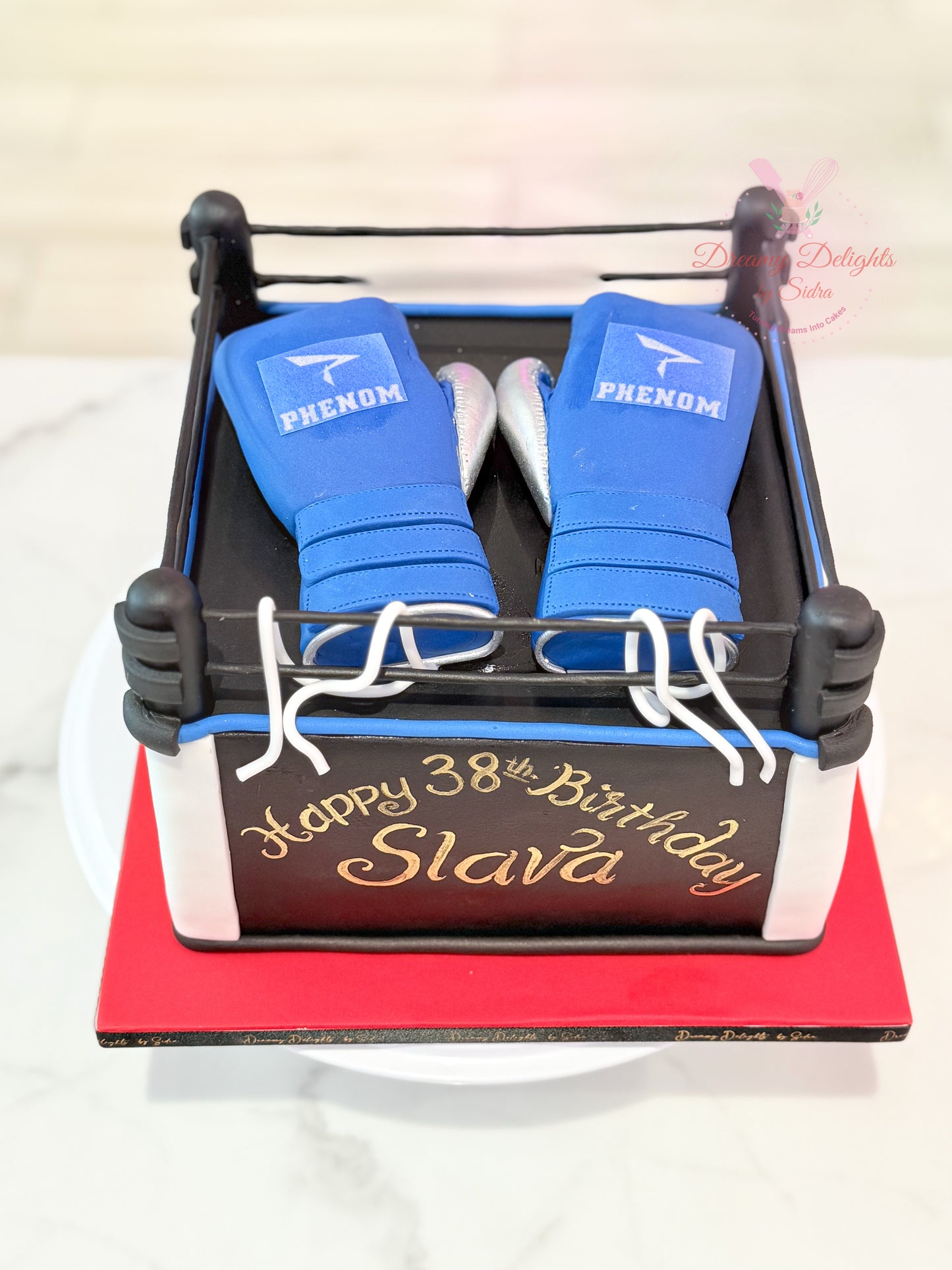 Champion Boxing Cake