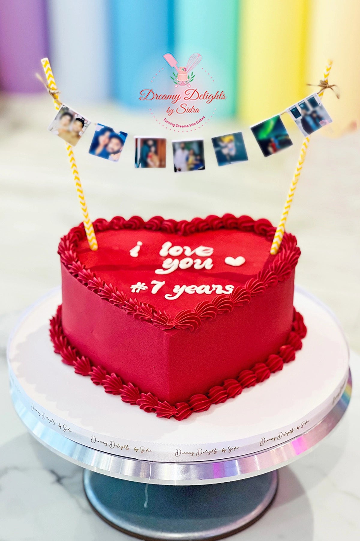 Photo Anniversary Cake