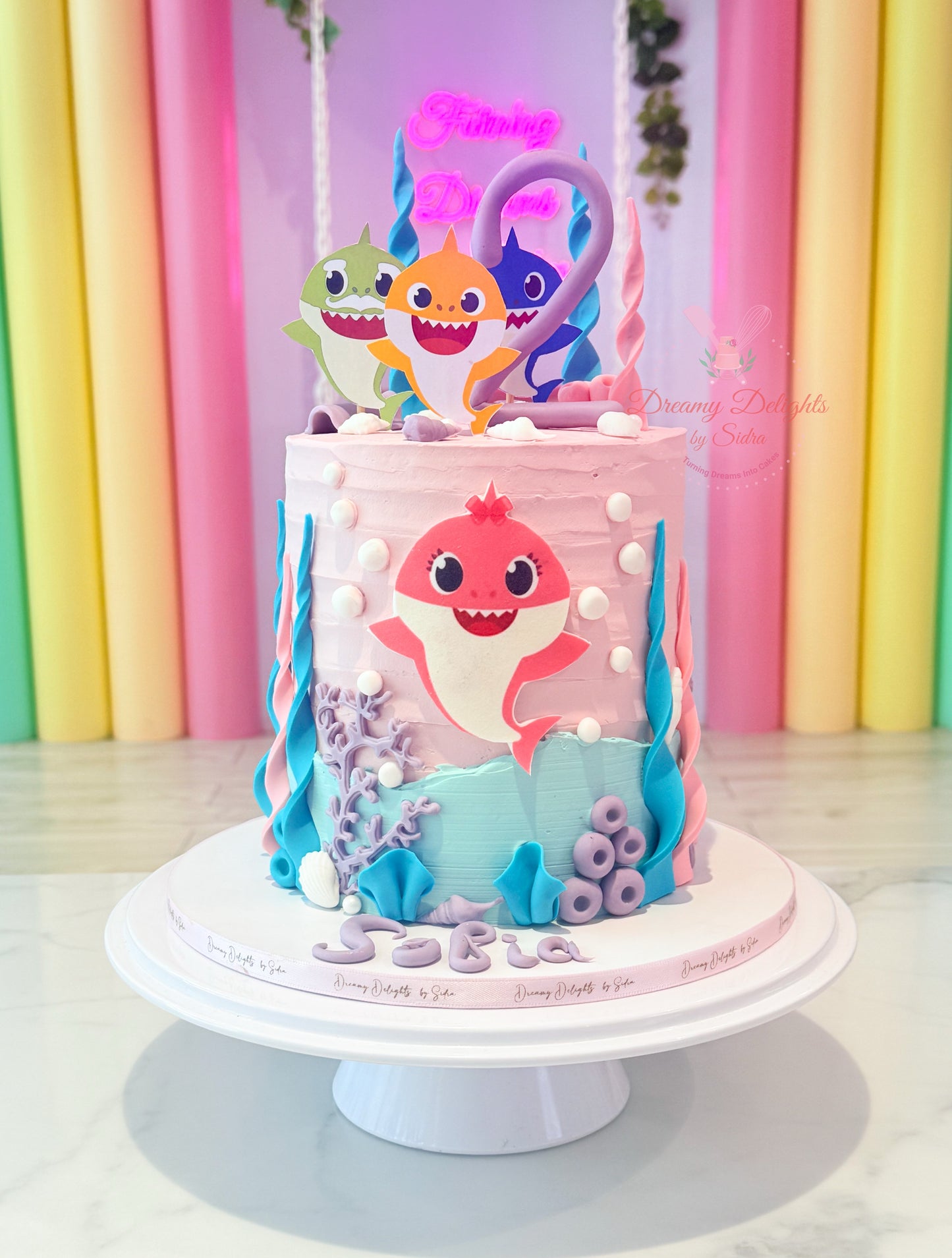 Luxury Baby Shark Kids Cake