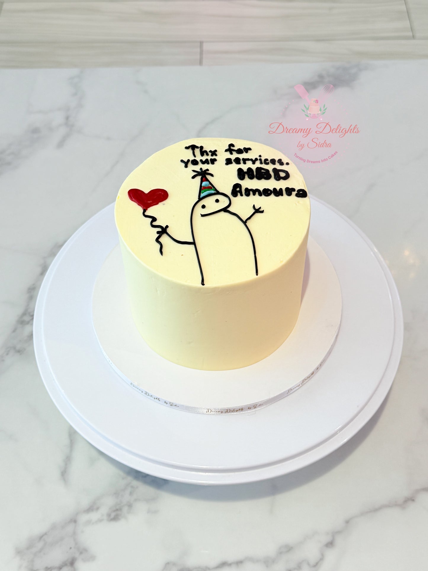 Birthday Drawing Bento Cake