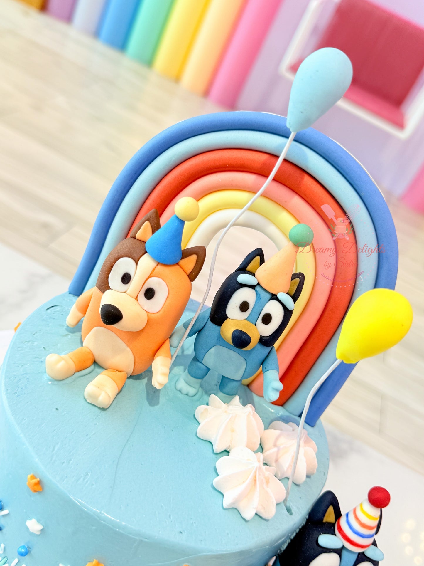Bluey Family Cake