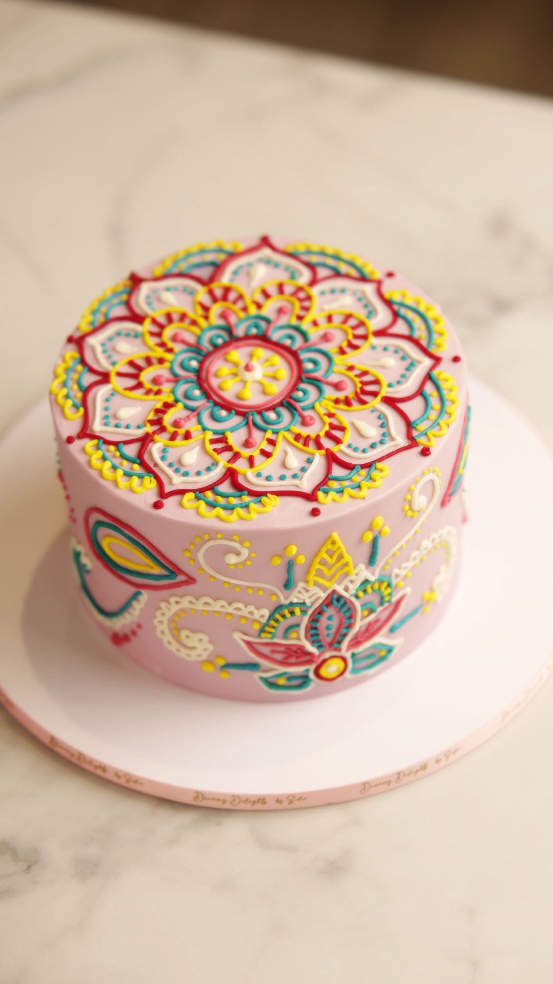 Rangoli Cake