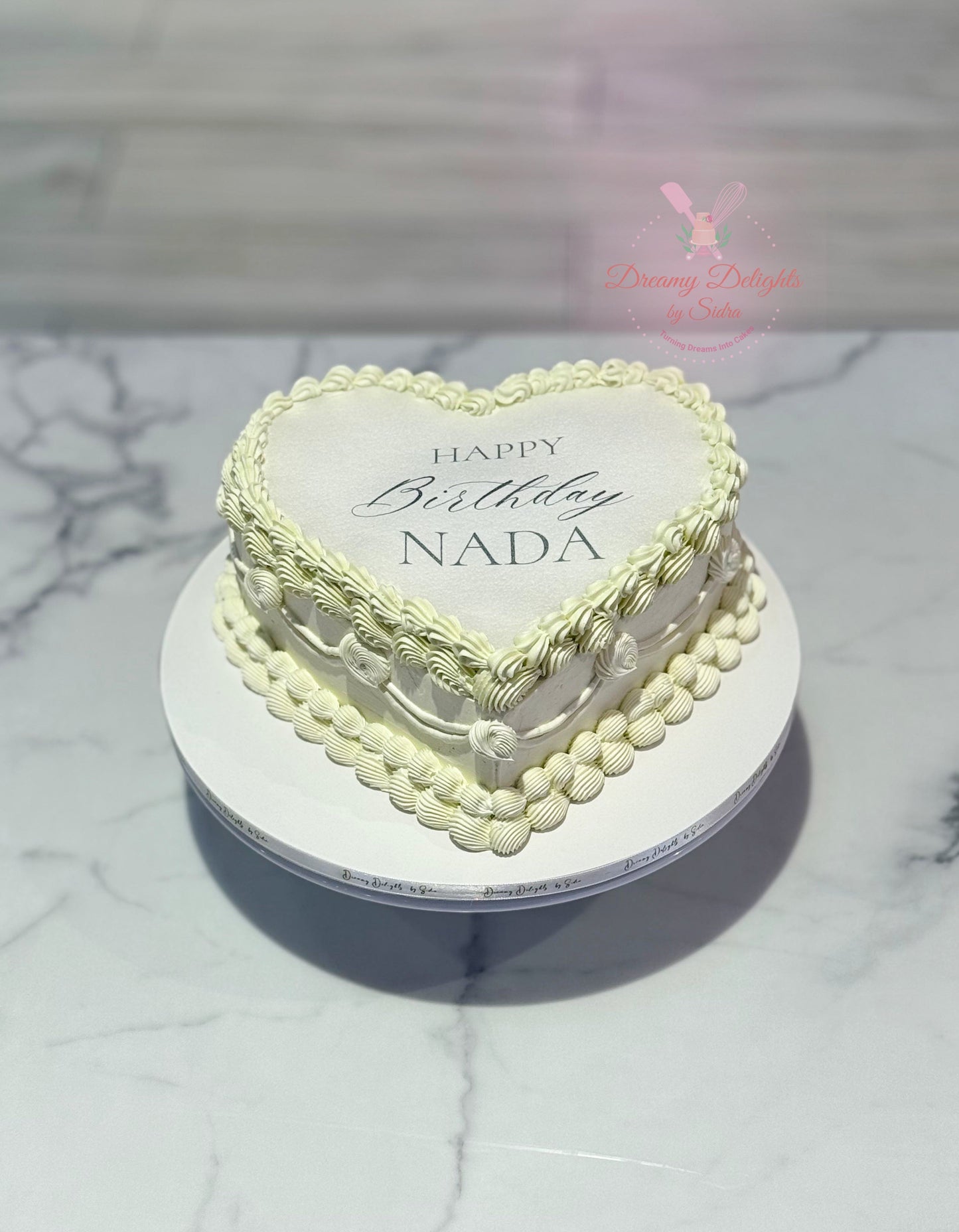 Heart Burnaway Cake
