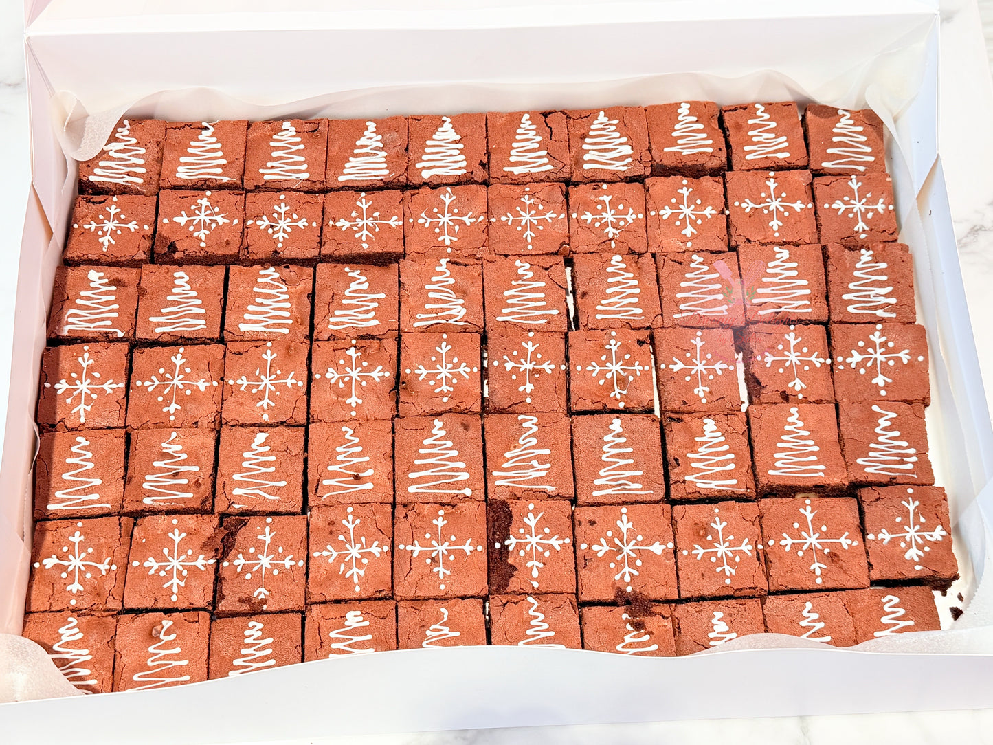 Christmas Brownie Bites