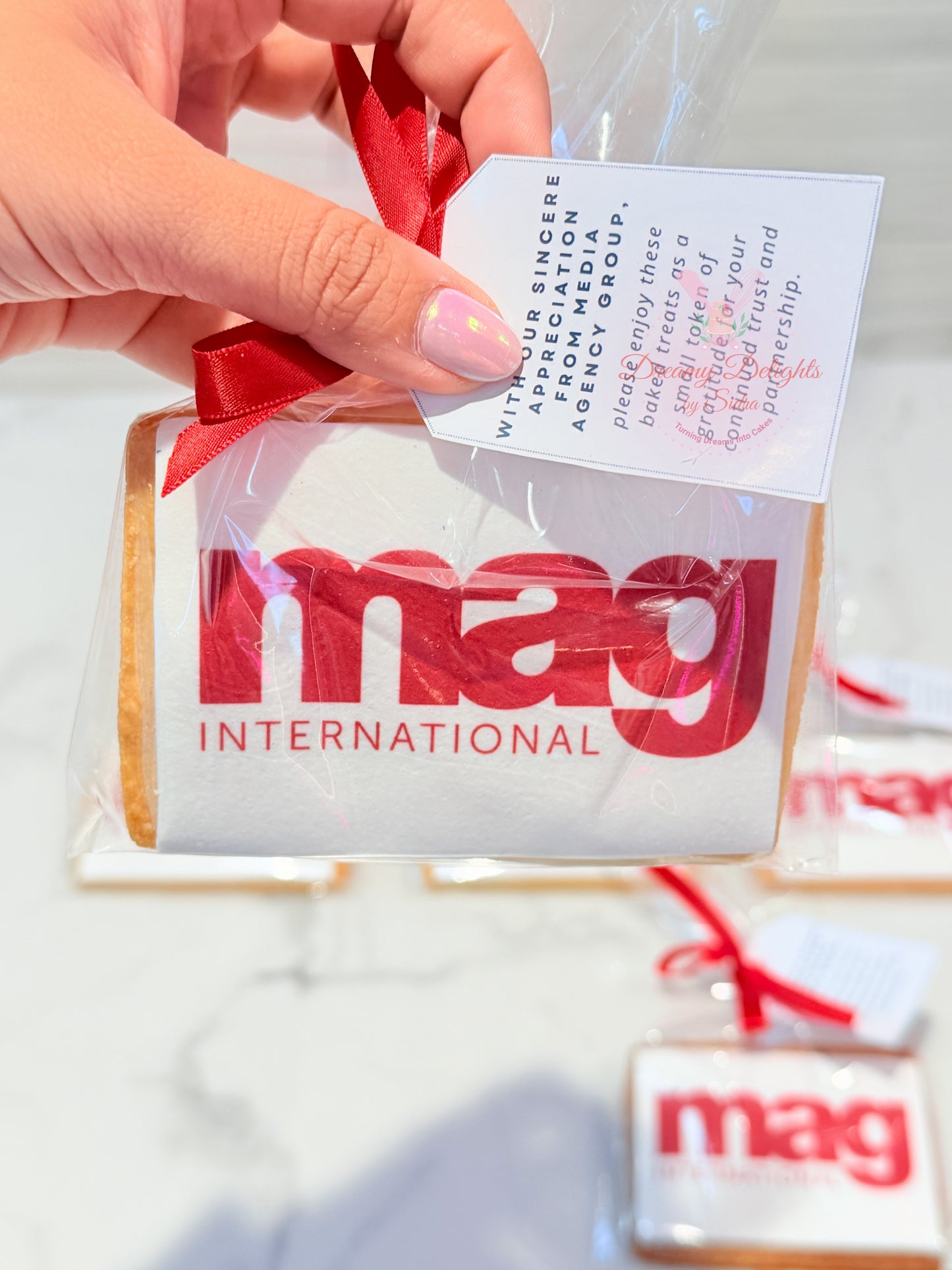 Custom Corporate Logo Cookies