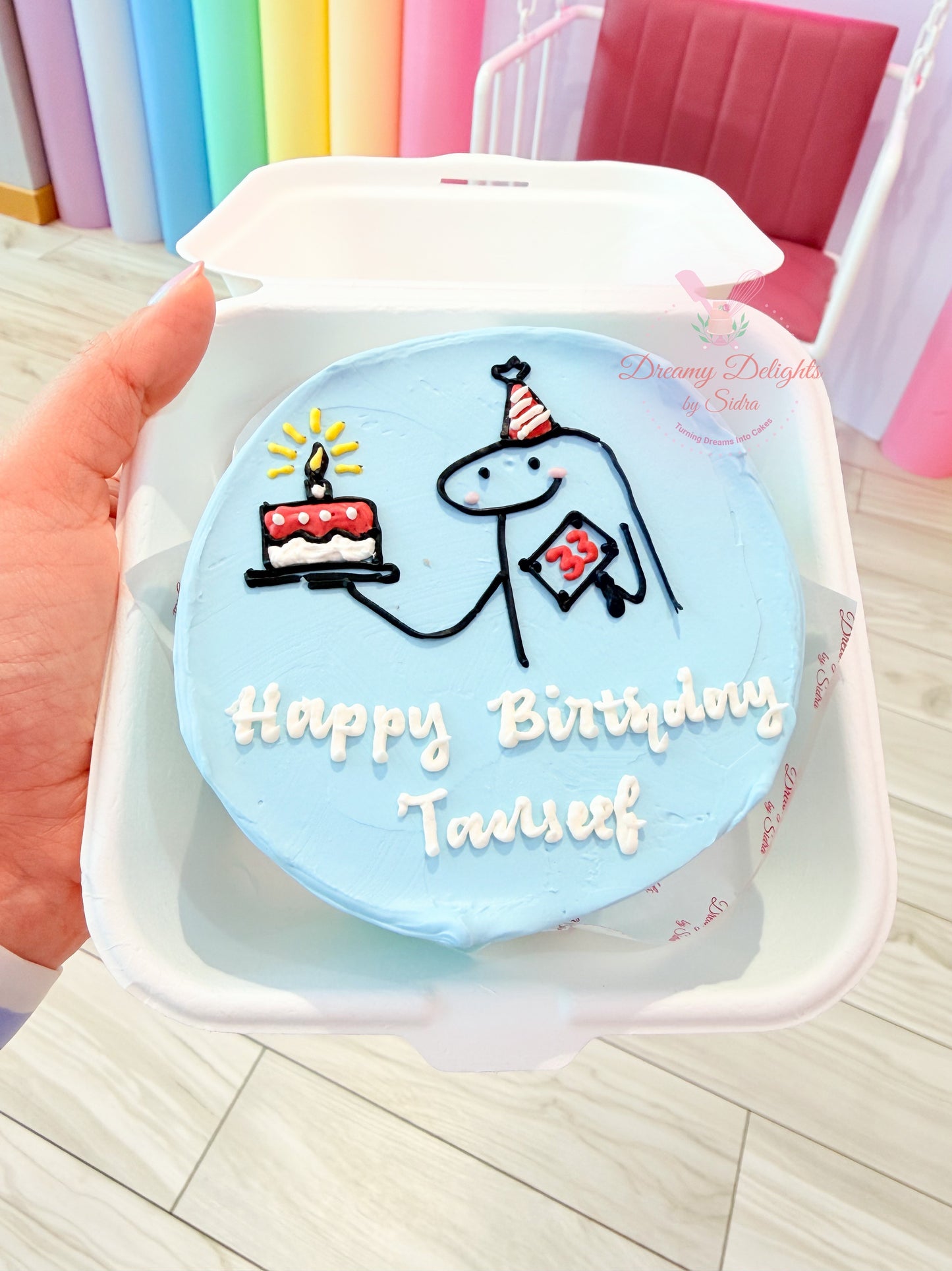 Cute Birthday Bento Cake