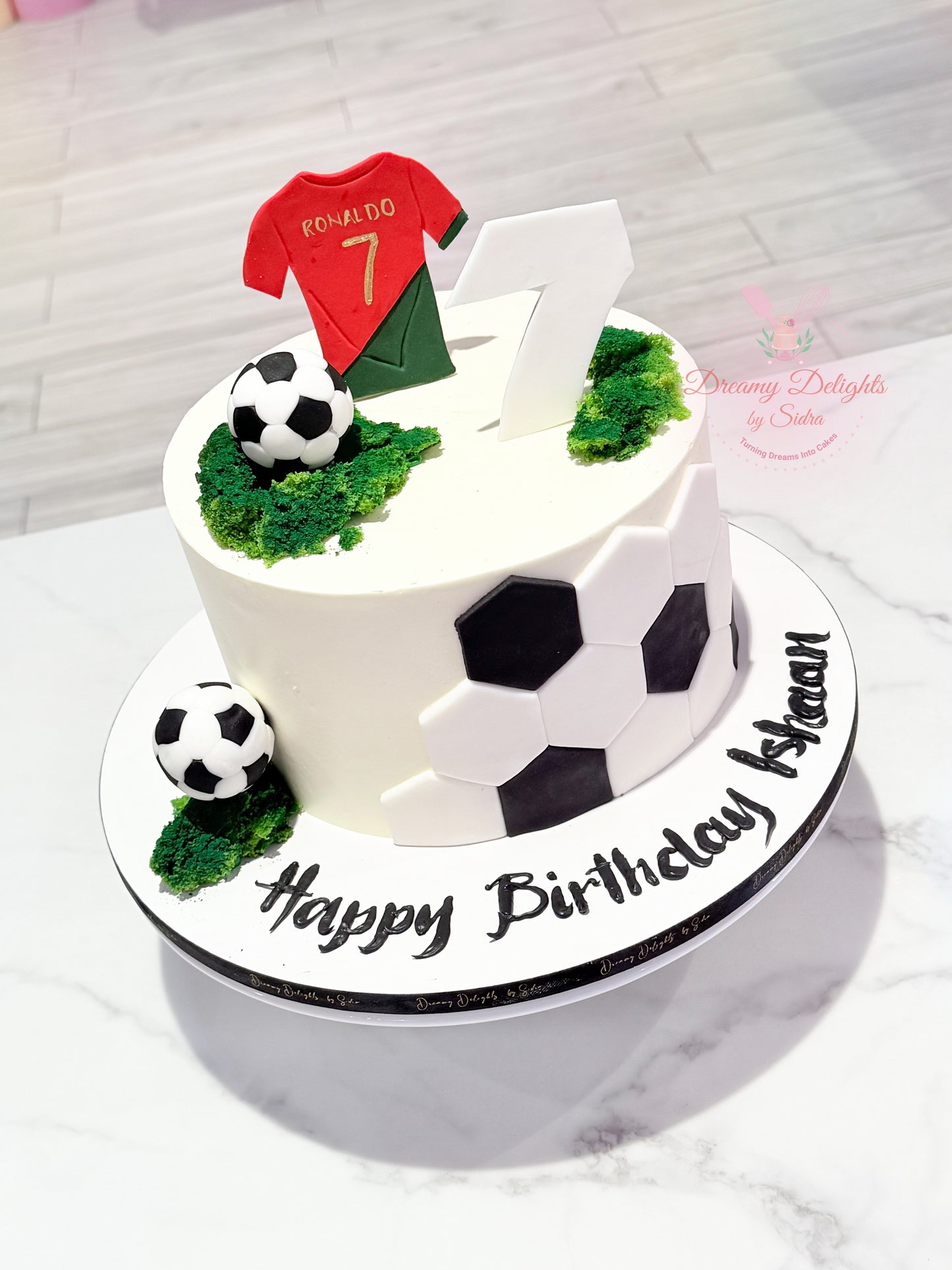 Football Ronaldo Jersey Cake