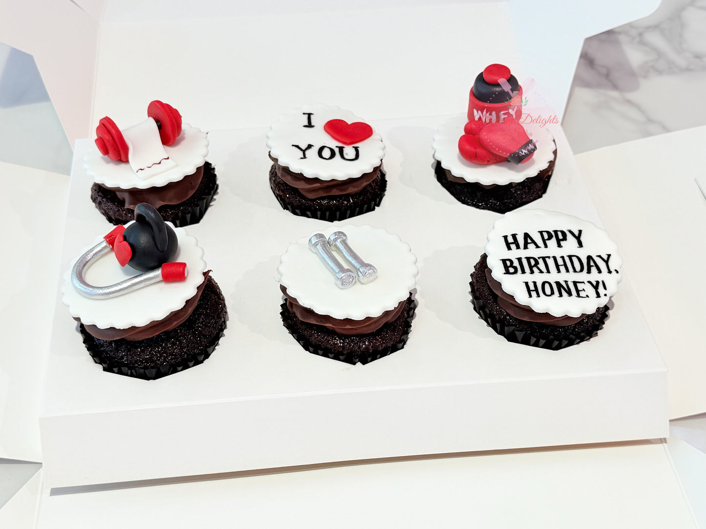 Gym Cupcakes for Husband